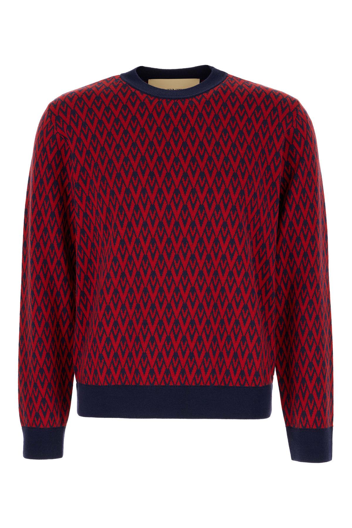 Valentino Garavani Embroidered Cotton Sweater