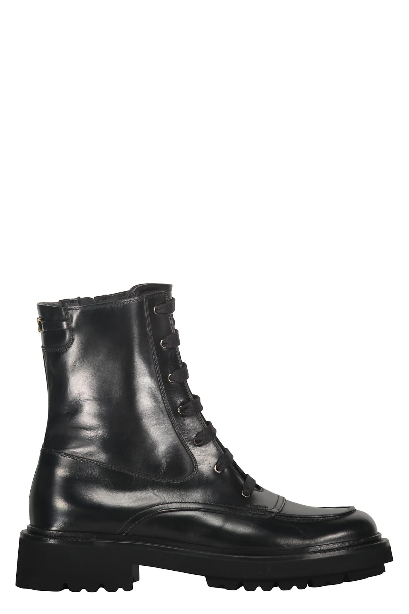 Ferragamo Leather Ankle Boots