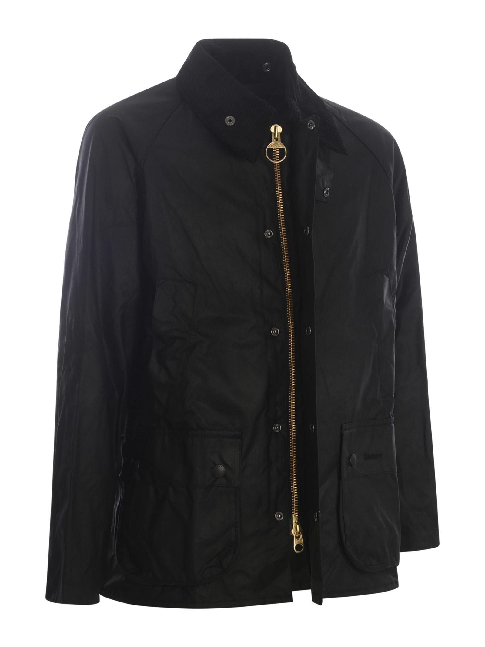 Barbour Casual Jacket in Black Cotton