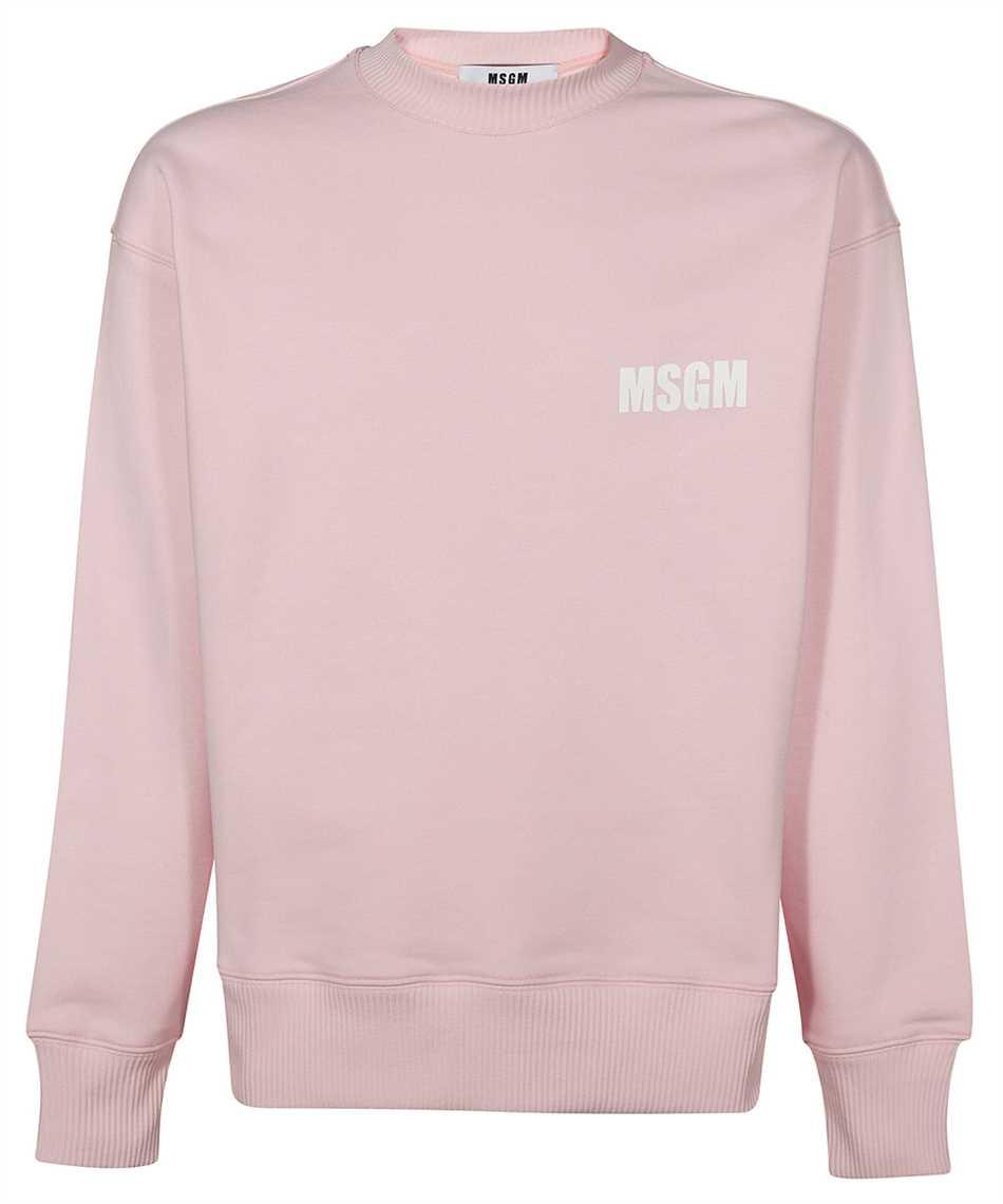 MSGM Logo Detail Cotton Sweatshirt