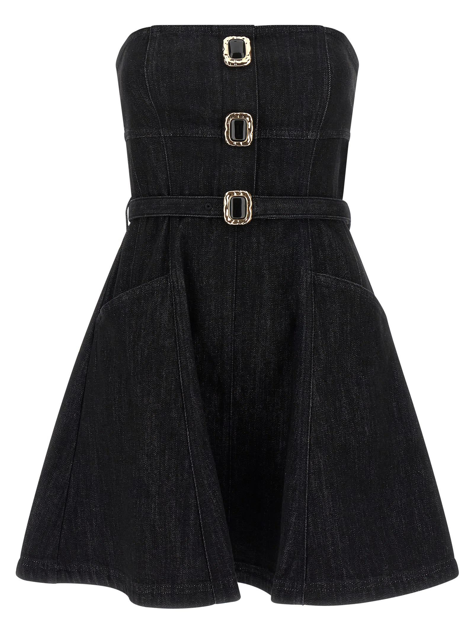 Self-Portrait Denim Dress