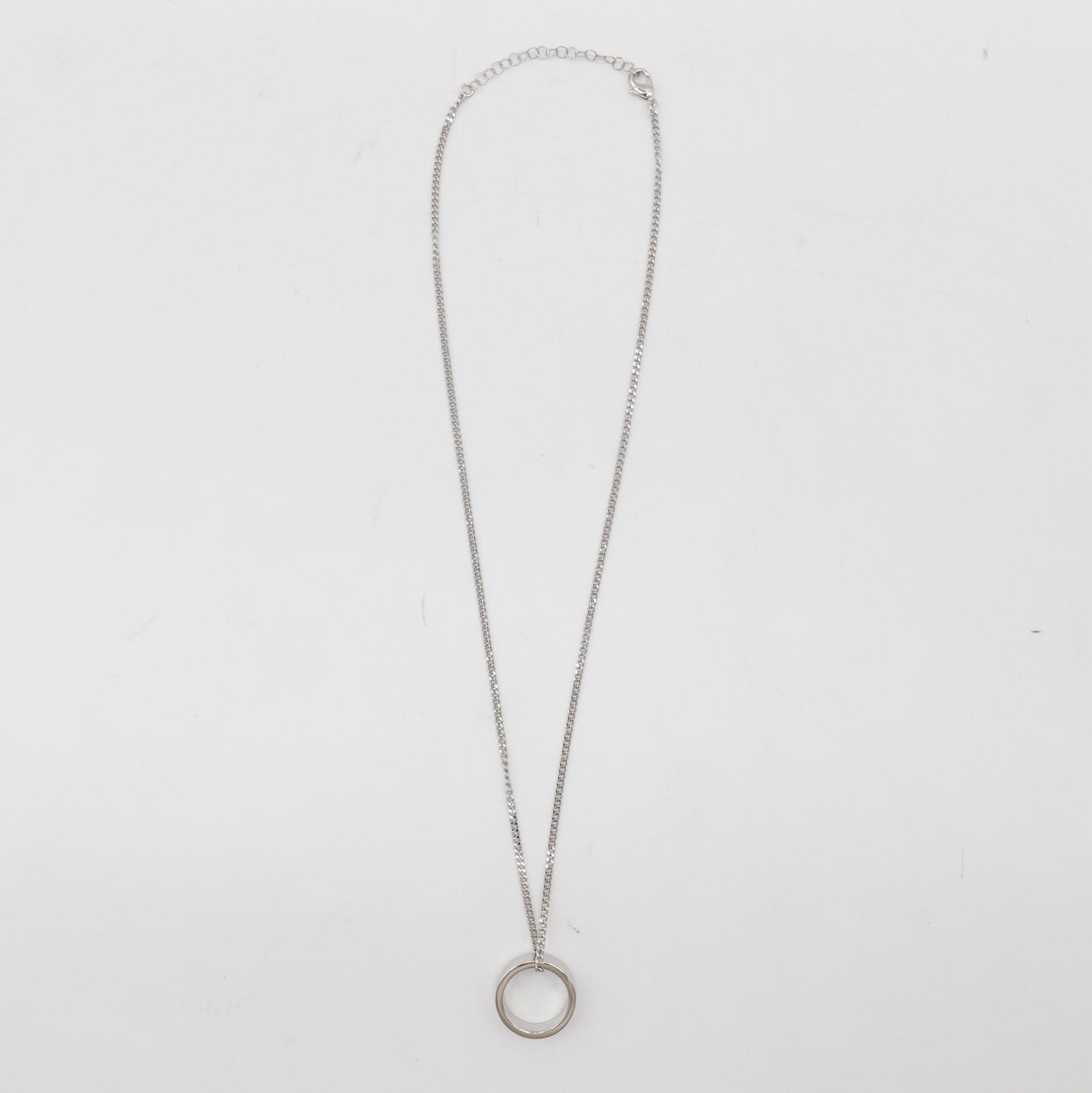 MM6 Maison Margiela Silver Metal Necklace
