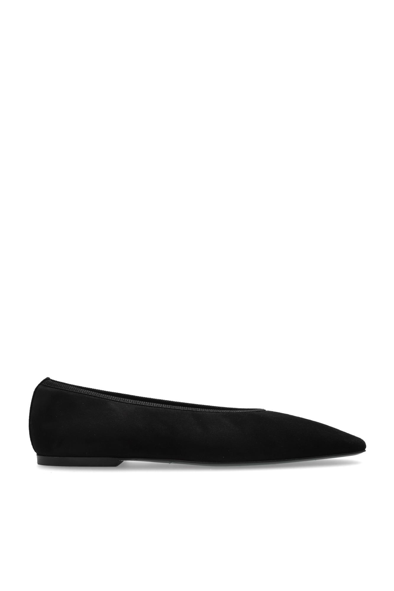 Toteme Velvet Ballerinas