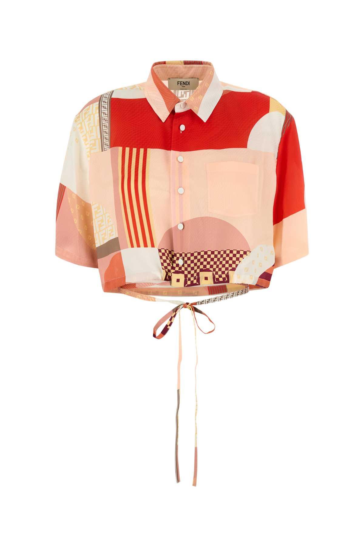 Fendi Printed Silk Shirt
