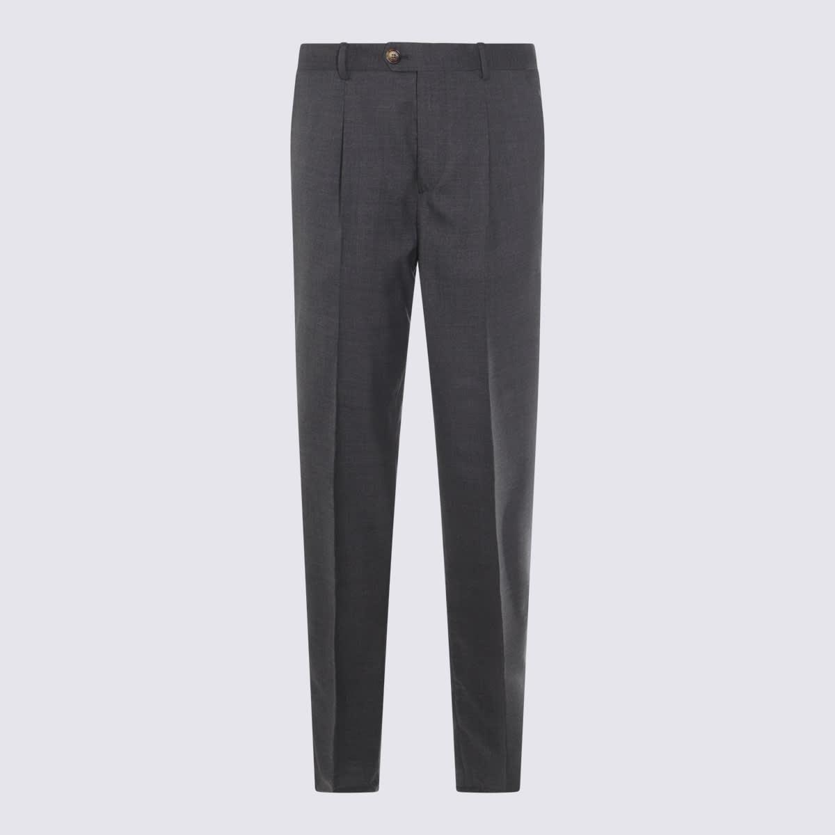 Brunello Cucinelli Grey Wool Pants