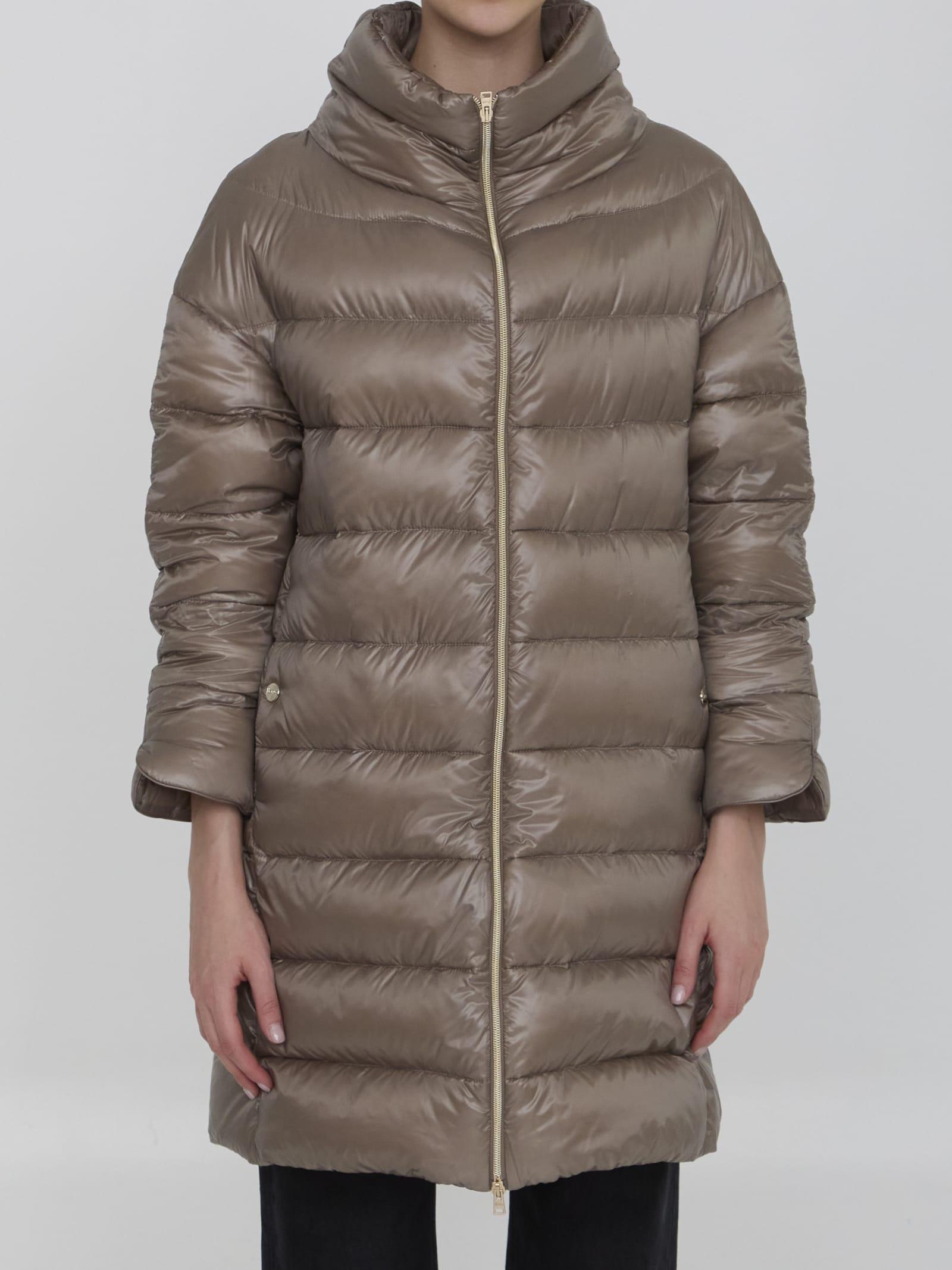 Herno Matilde Down Jacket in Beige