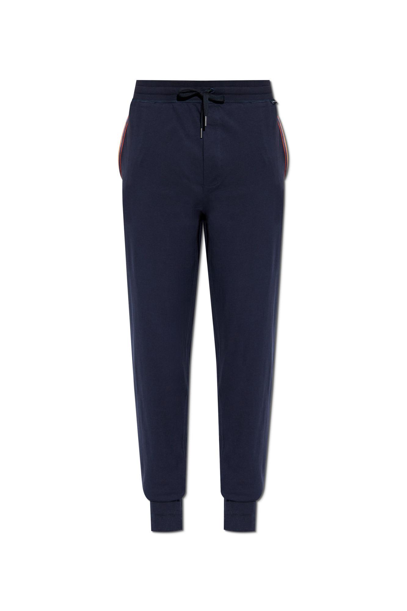Paul Smith Men's Signature Stripe Sweatpants in Blue