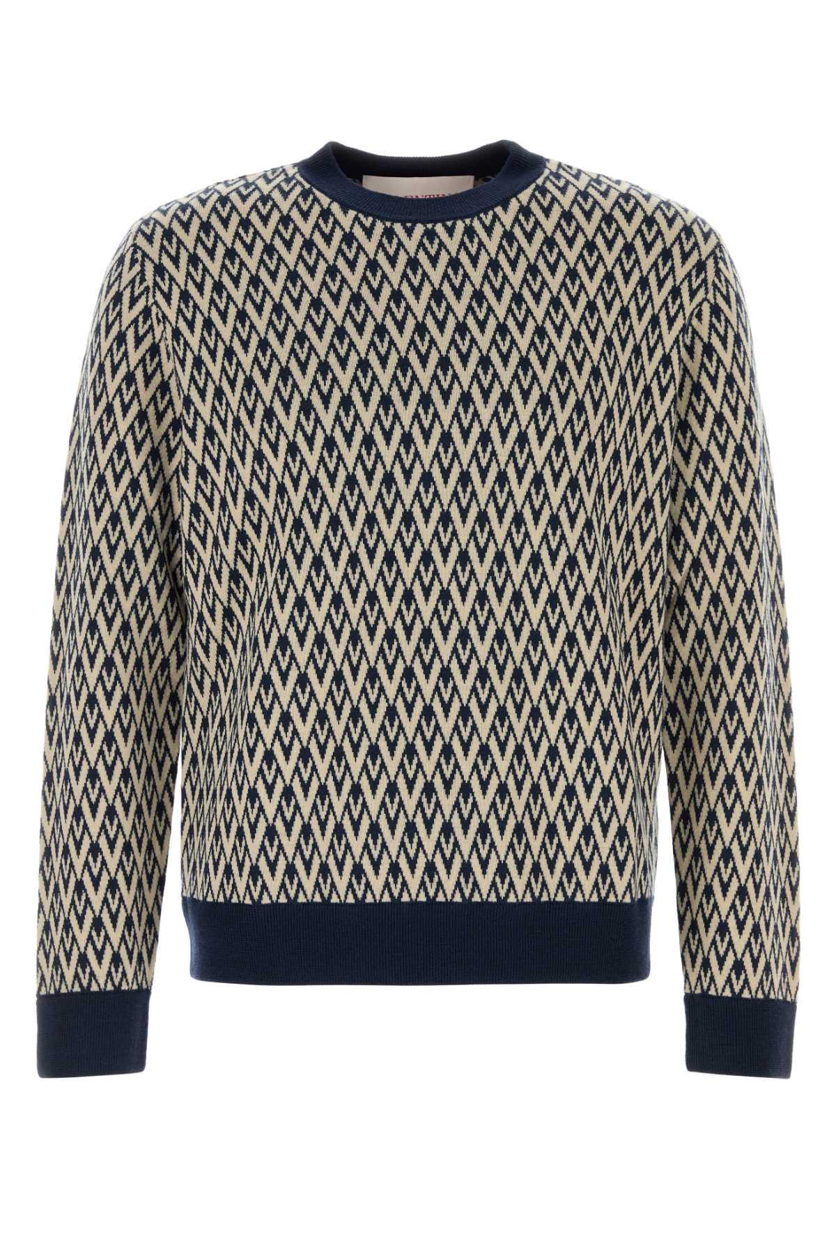 Valentino Garavani Embroidered Wool Sweater