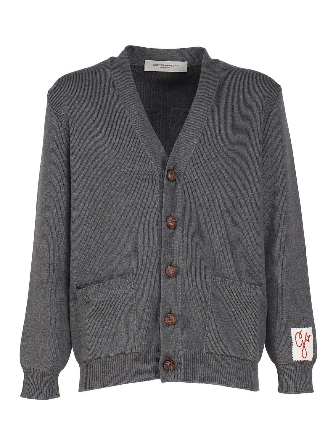 Golden Goose Men's Melange Cotton Cardigan