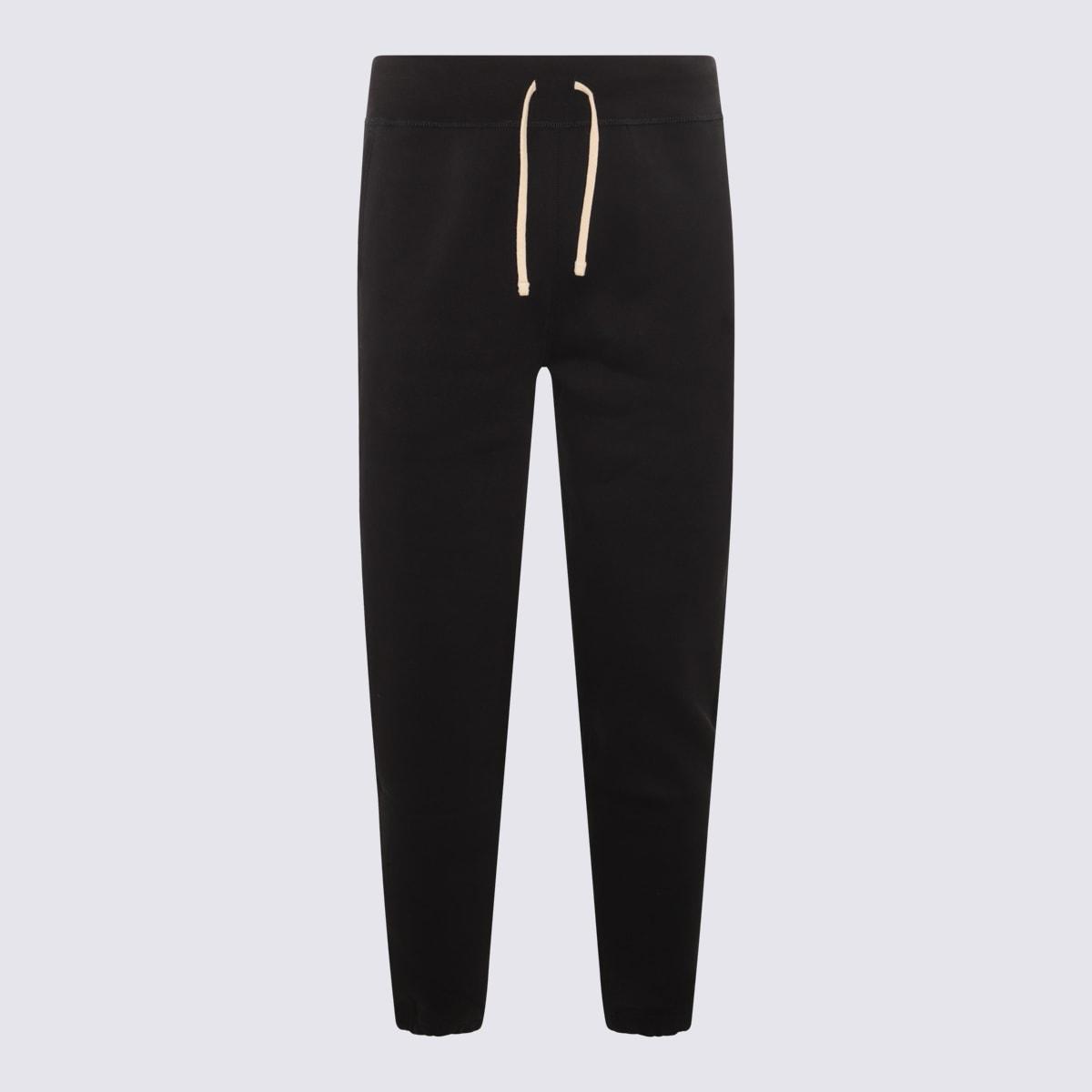 POLO RALPH LAUREN Polo Black Cotton Blend Track Pants