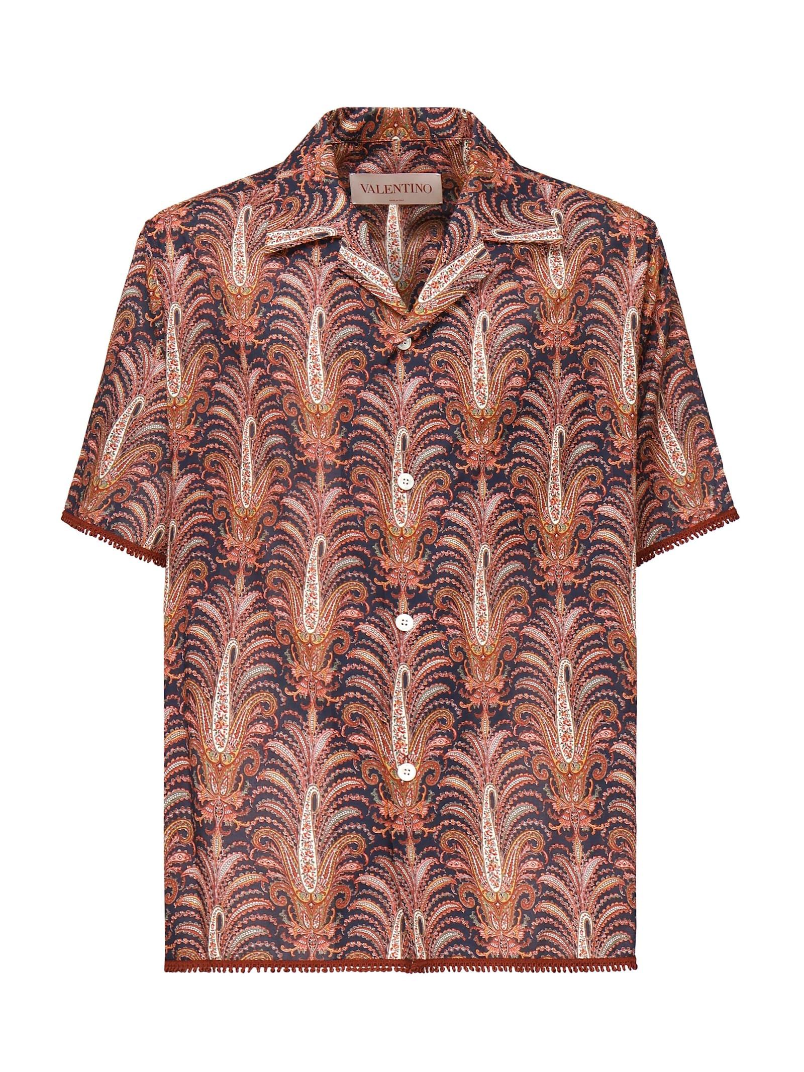 Valentino Garavani Cotton Shirt With Graphic Print