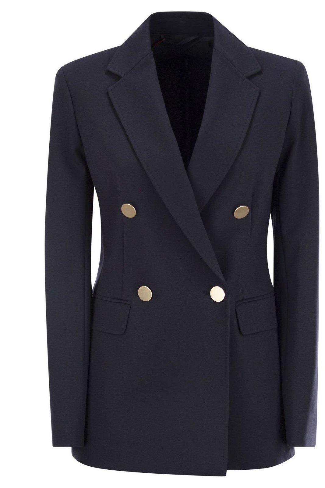 Max Mara Double-breasted Long-sleeved Blazer