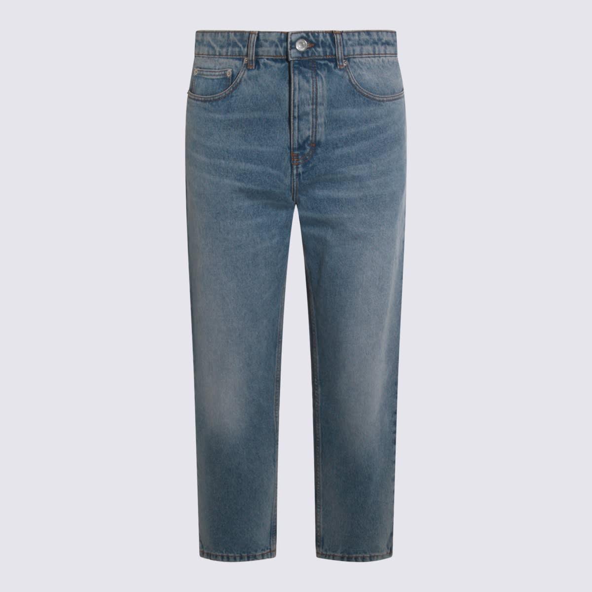 Ami Alexandre Mattiussi Light Blue Cotton Jeans