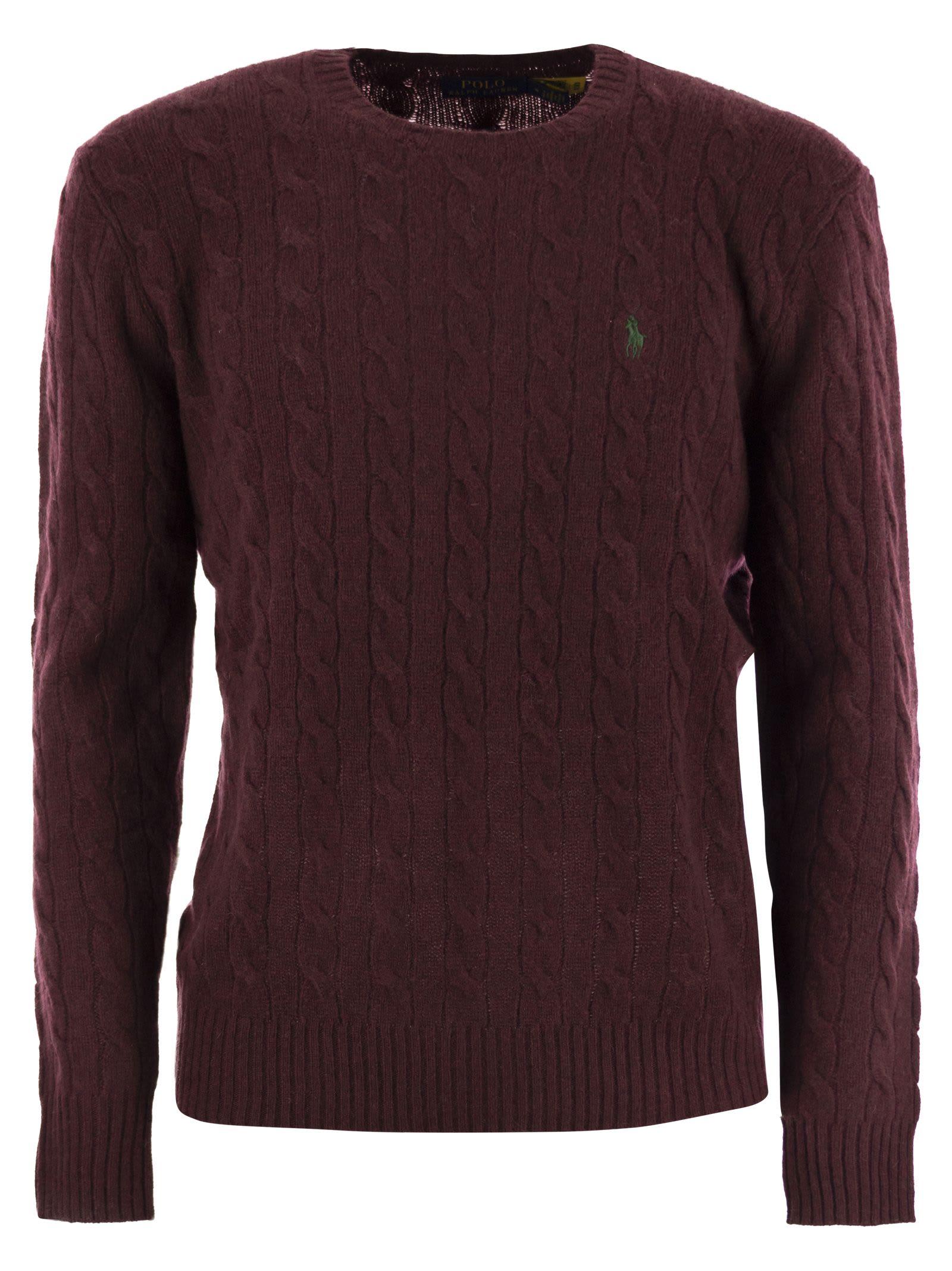 Polo Ralph Lauren Wool And Cashmere Cable-knit Sweater