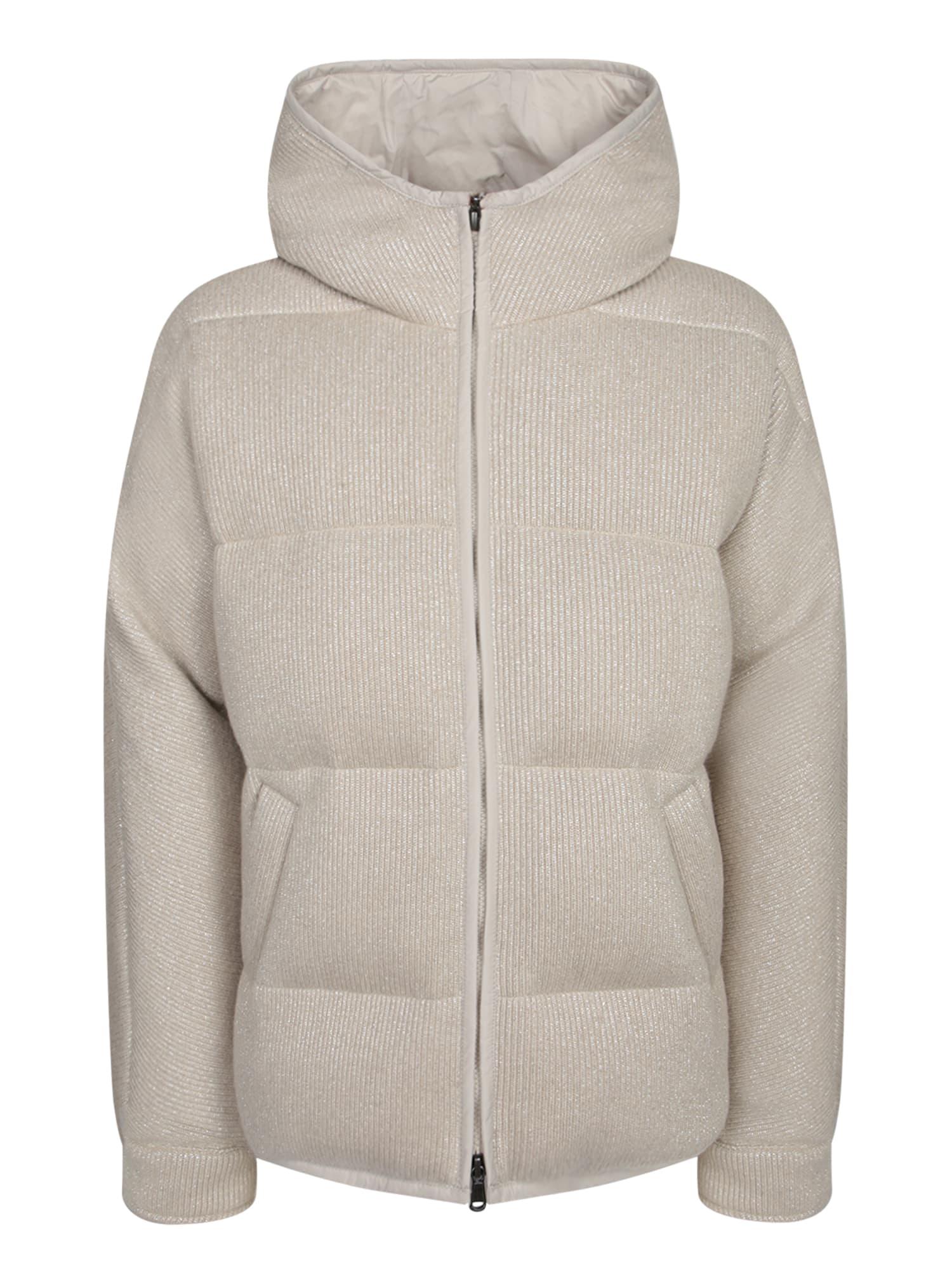 Brunello Cucinelli Beige Lurex Jacket
