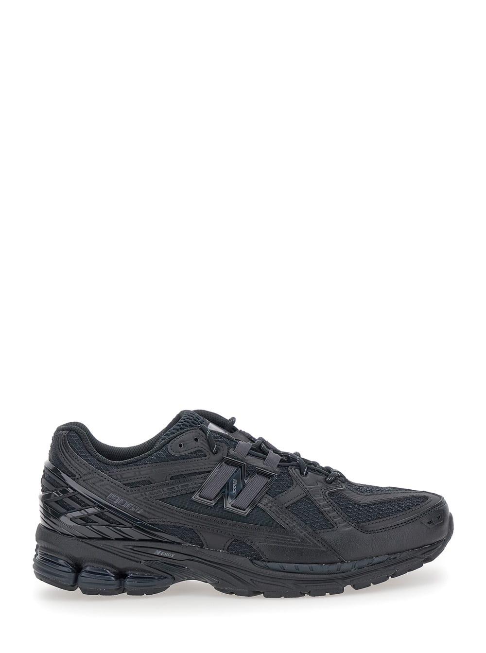 New Balance Black Low Top Sneakers With Logo Patch