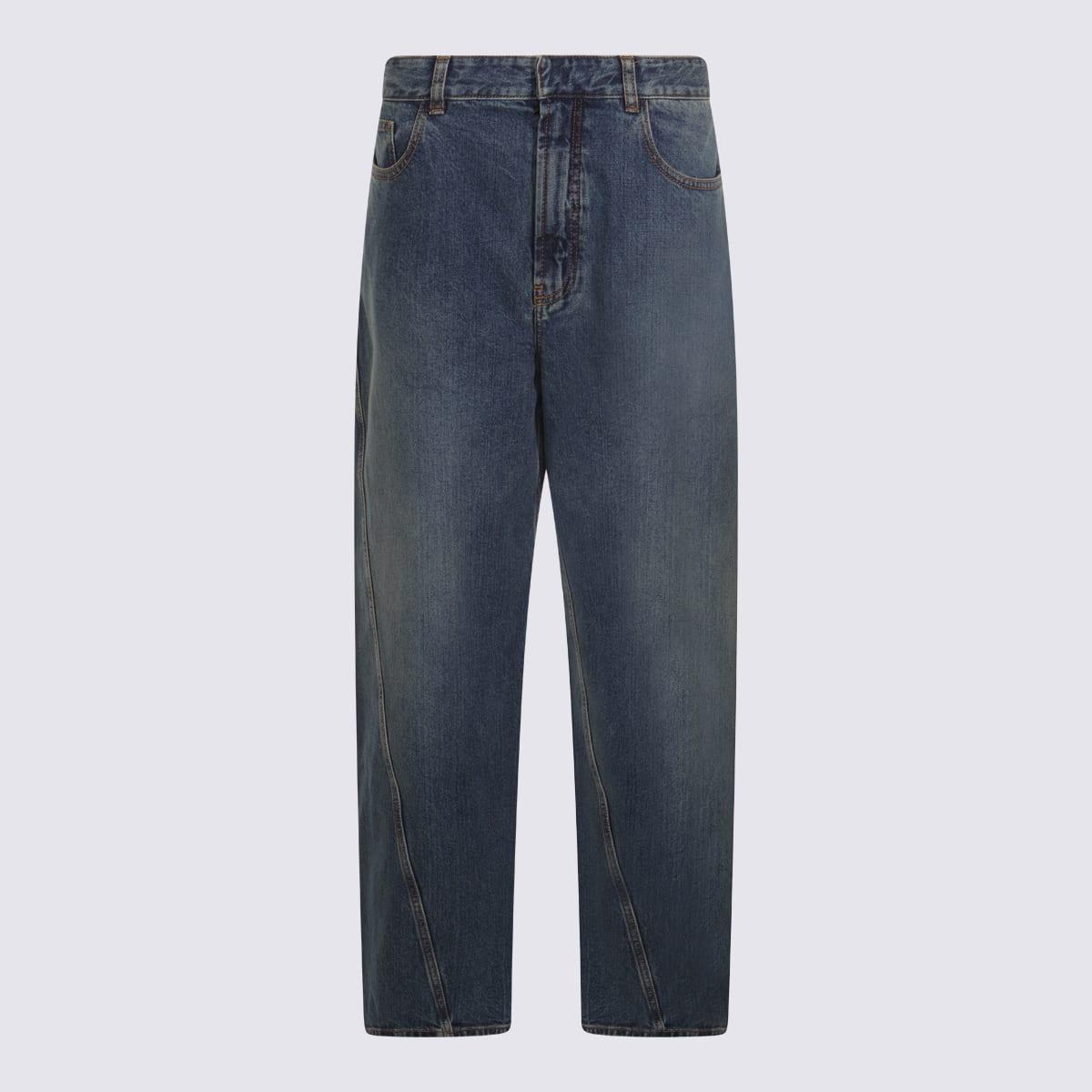 Alaia Blue Cotton Jeans