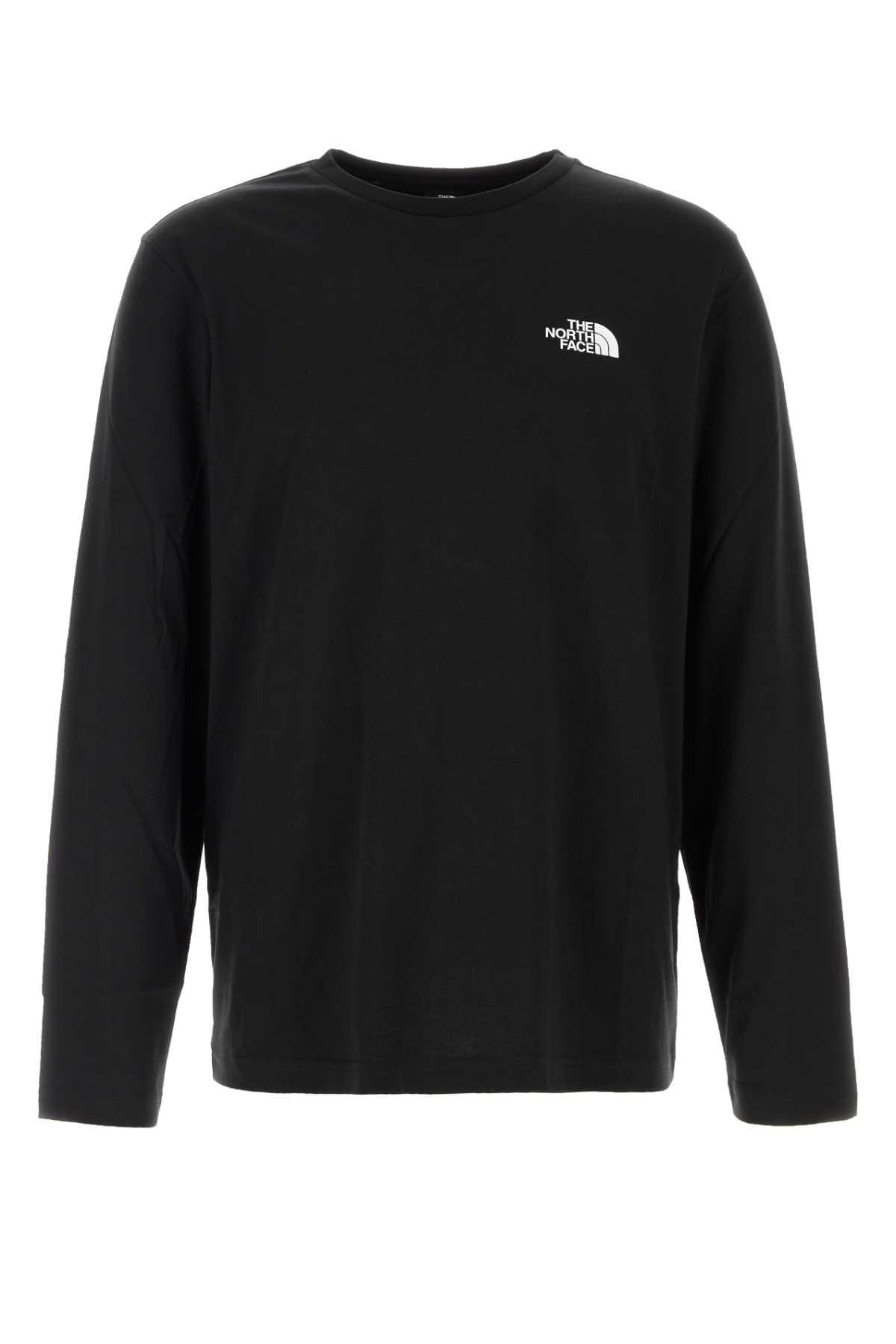 The North Face Black Cotton Blend T-shirt