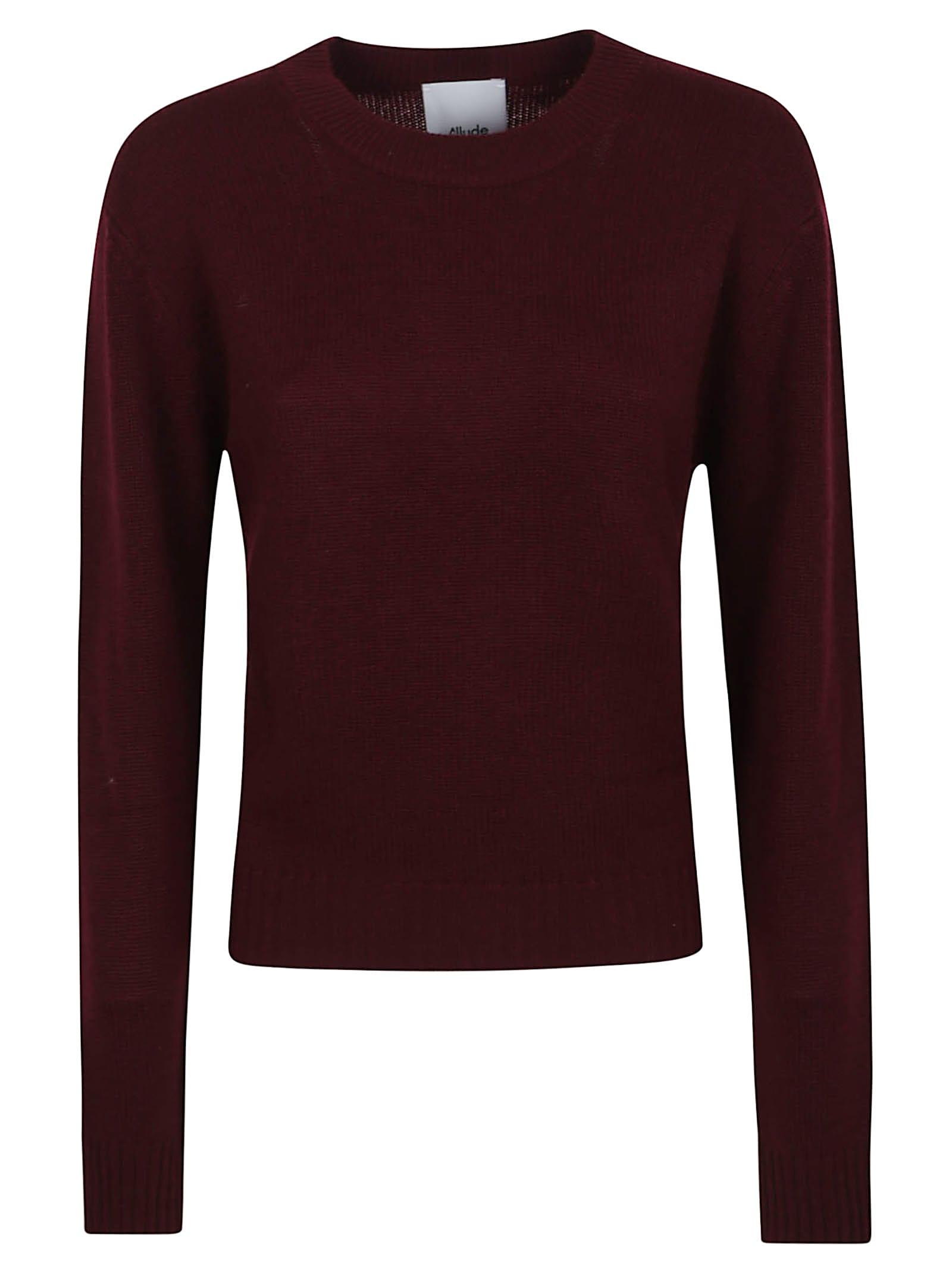 Allude Bordeaux Cashmere Knitwear