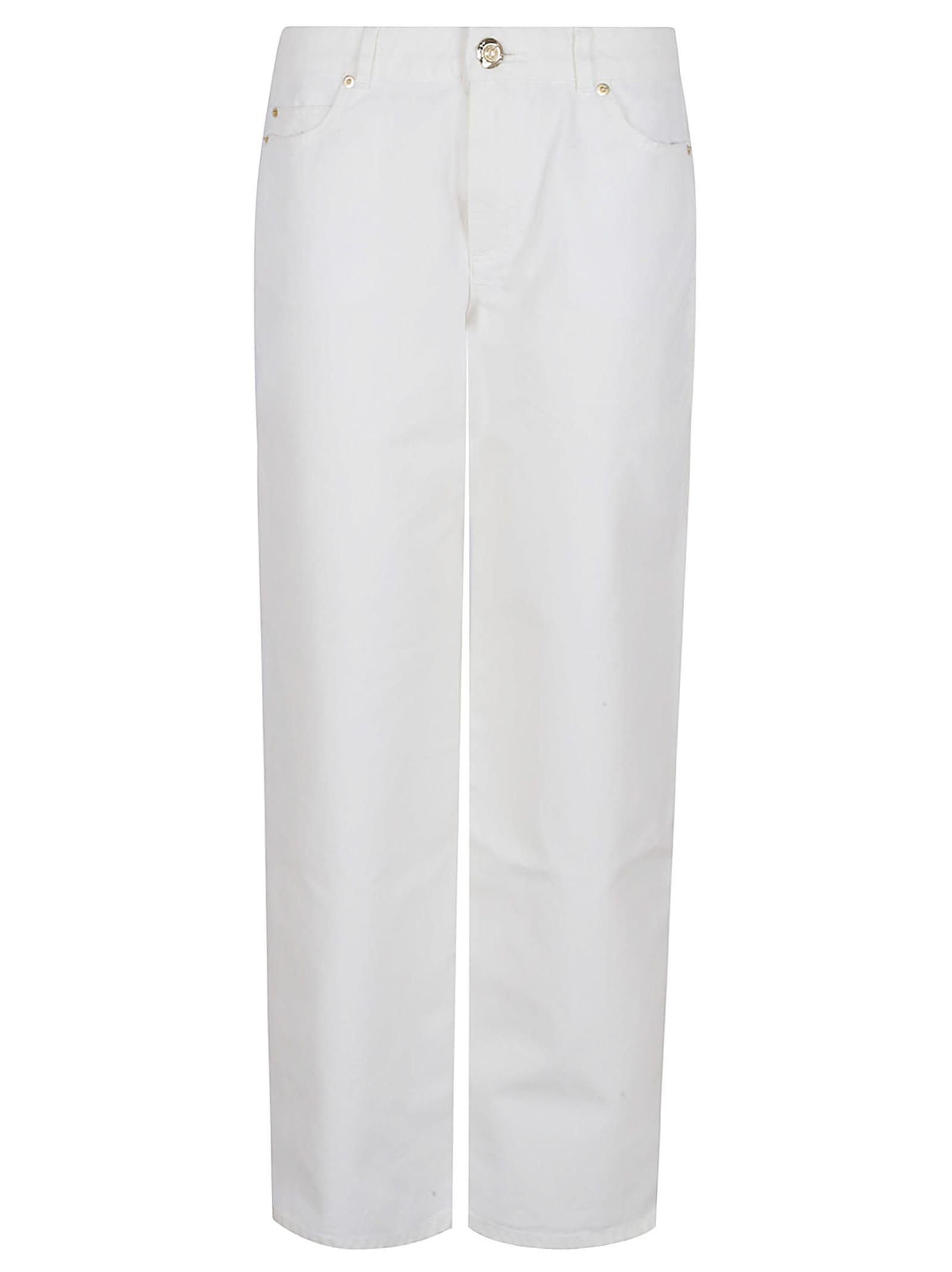 Balmain White Straight Jeans