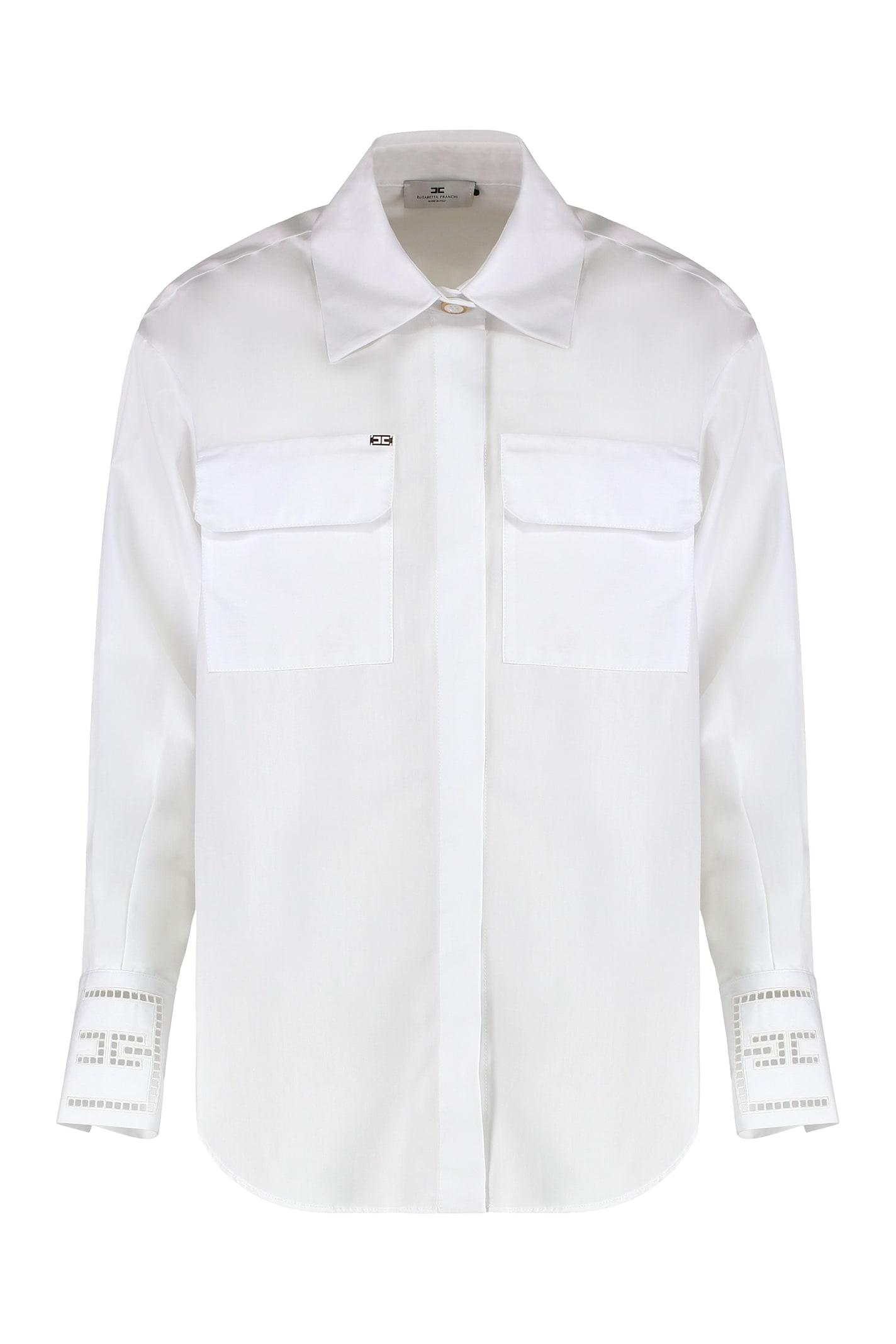 Elisabetta Franchi Cotton Poplin Shirt
