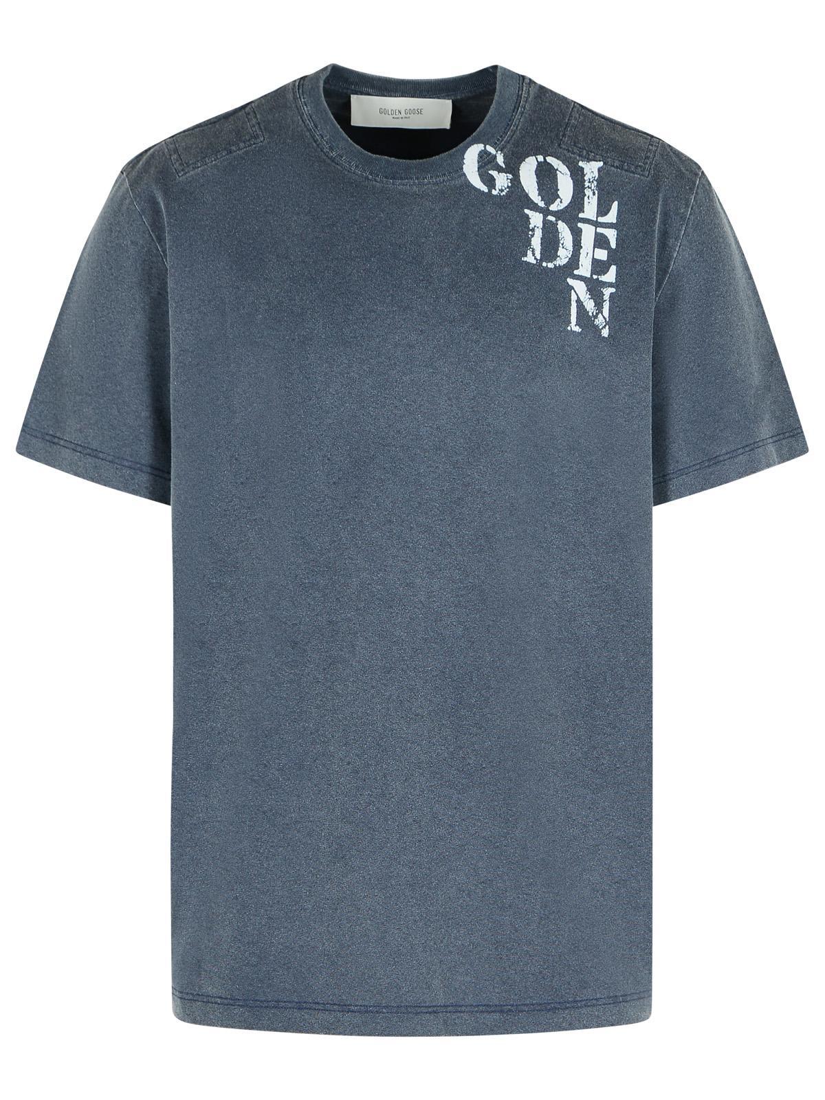 Golden Goose Blue Cotton T-shirt