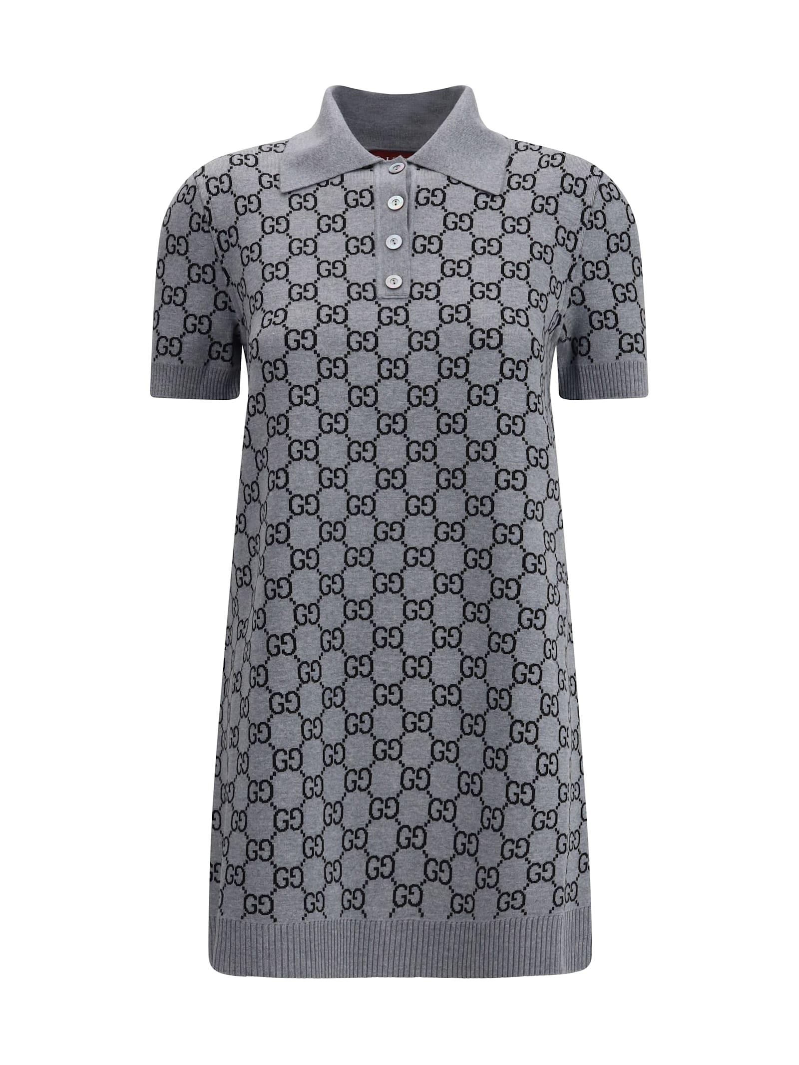 Gucci Gg Supreme Polo Dress