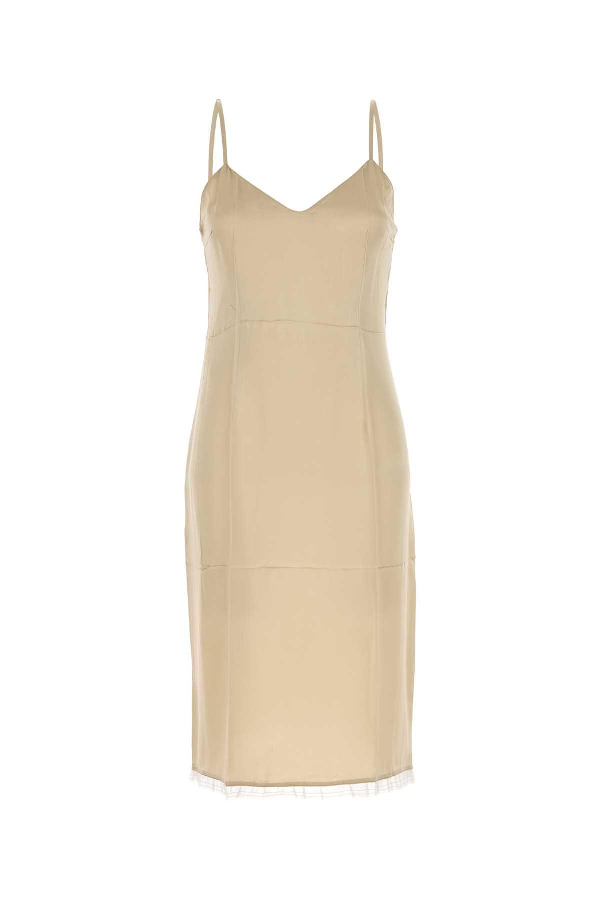 Prada Beige Satin Dress