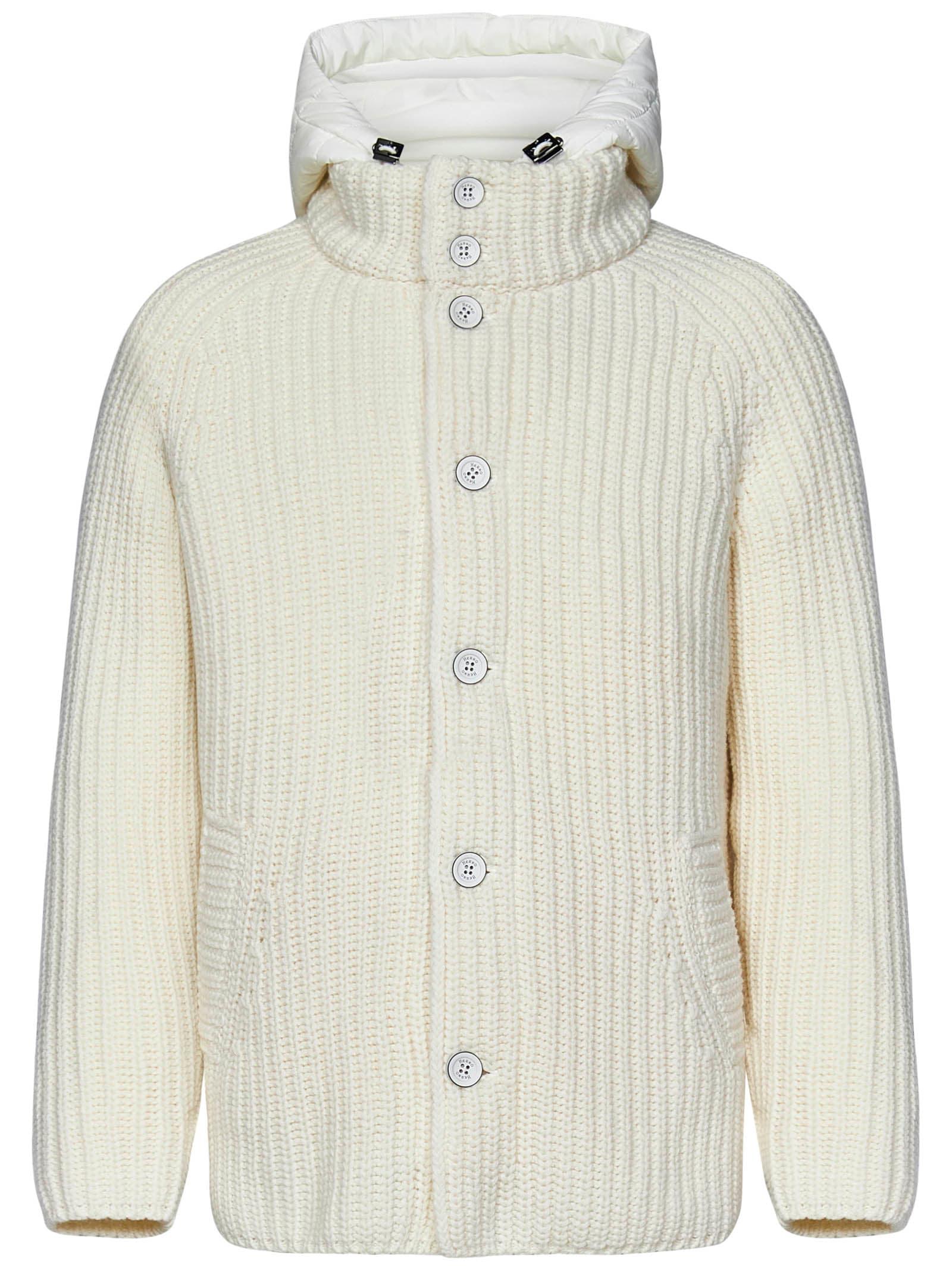 Herno Knitted Bomber Jacket