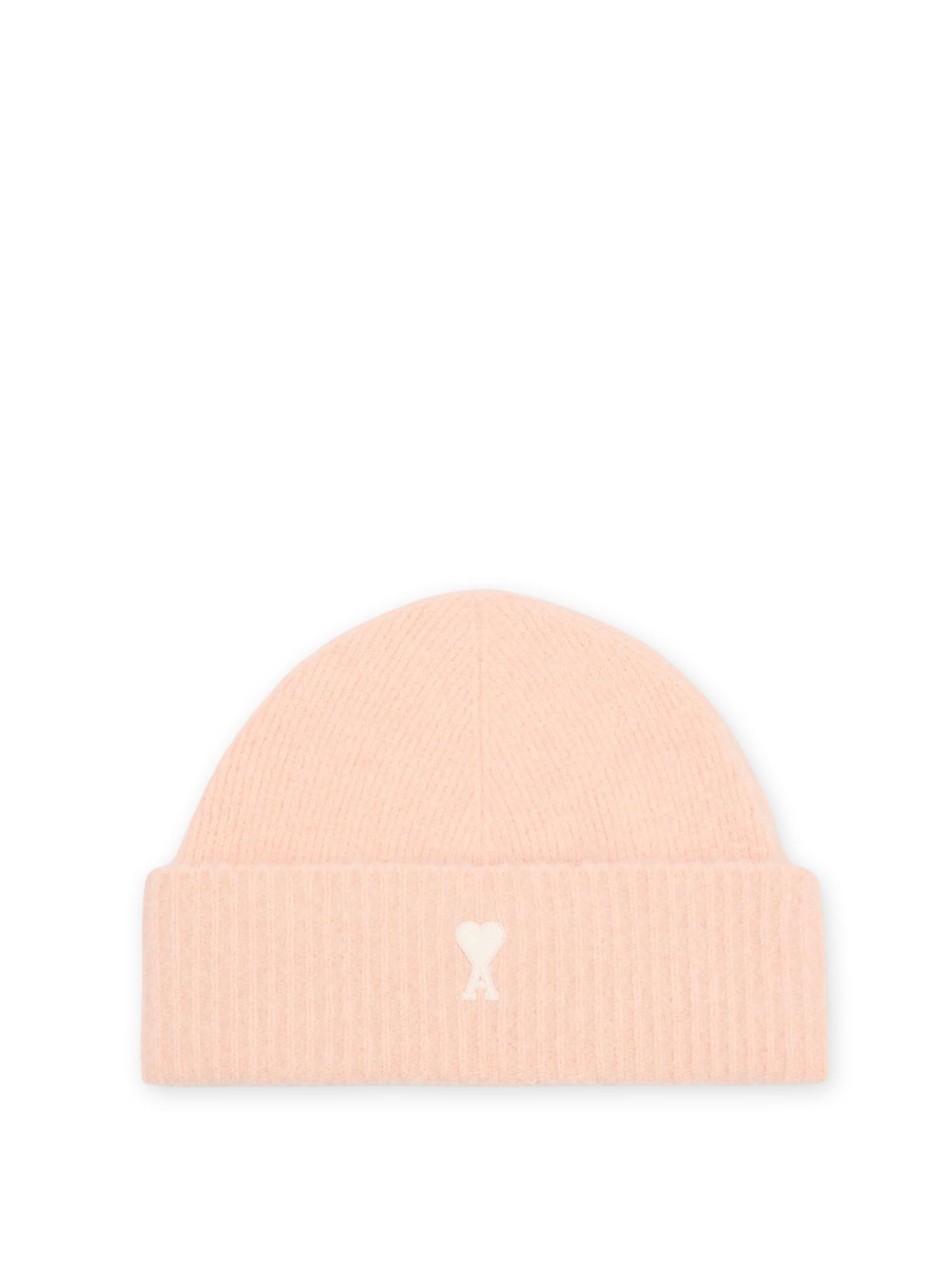 Ami Alexandre Mattiussi Alpaca Blend Beanie Hat and Ami De Coeur Beanie Hat