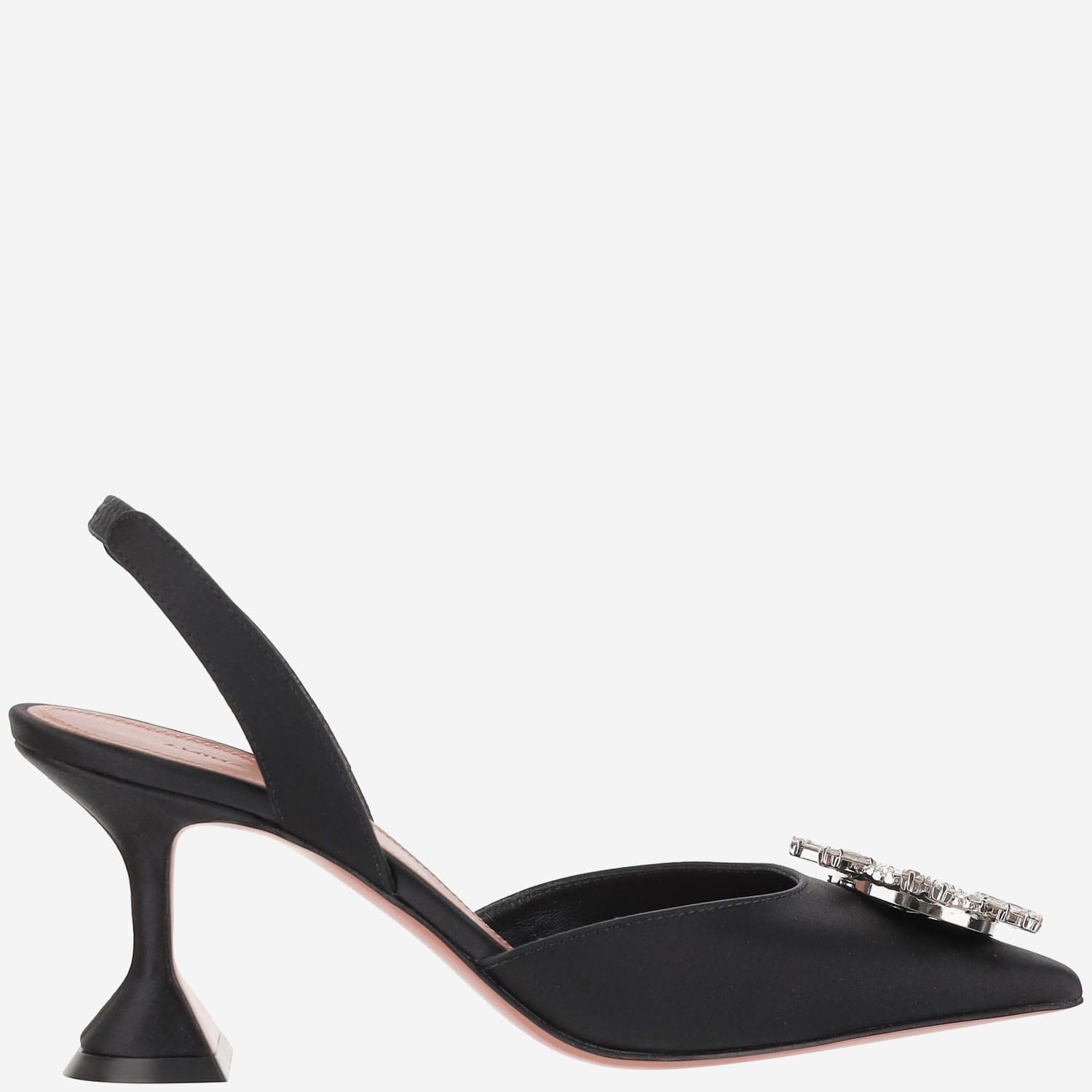 Amina Muaddi Begum Silk Slingback