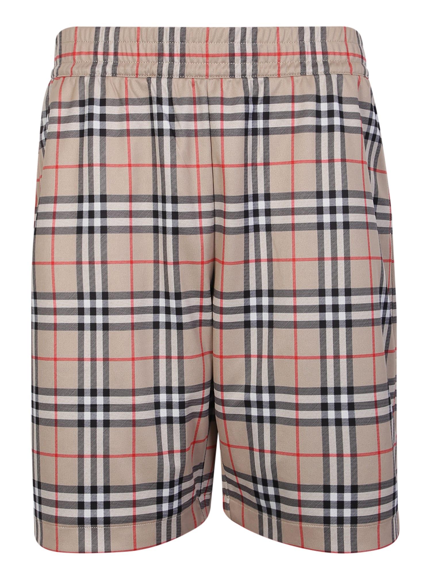 Burberry Men's Embroidered Polyester Bermuda Shorts