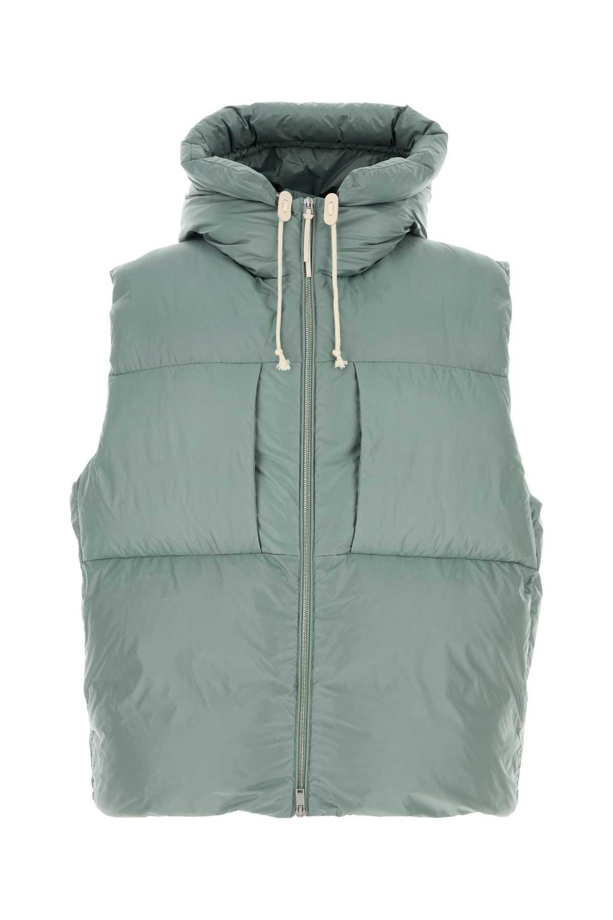 Jil Sander Powder Light Blue Sleeveless Down Jacket