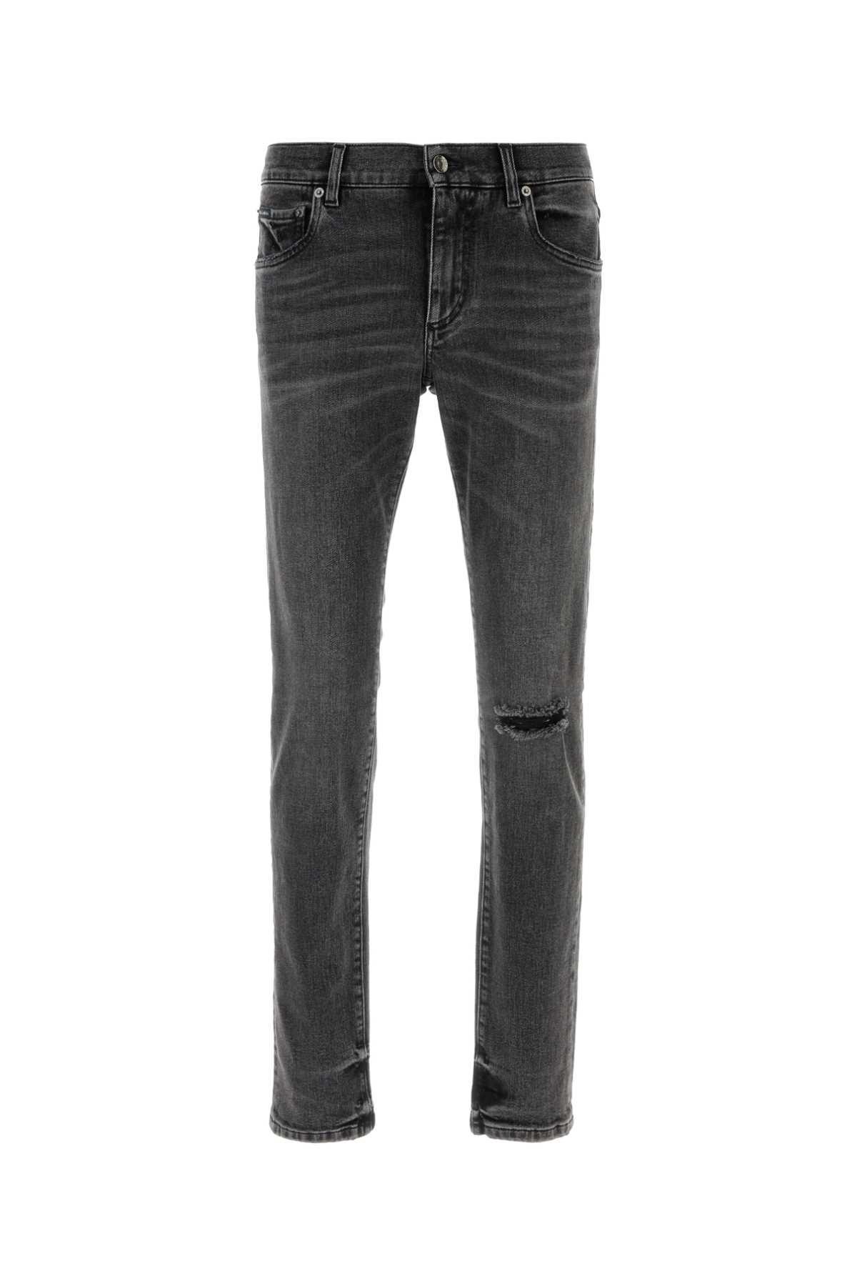 Dolce & Gabbana Black Stretch Denim Jeans
