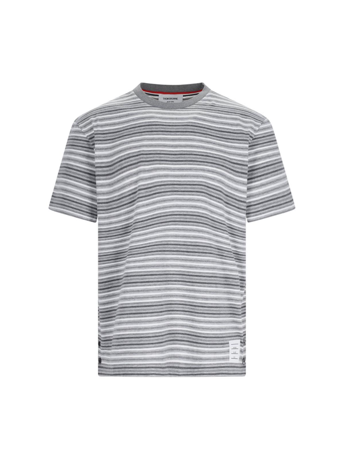 Thom Browne Striped Cotton T-shirt