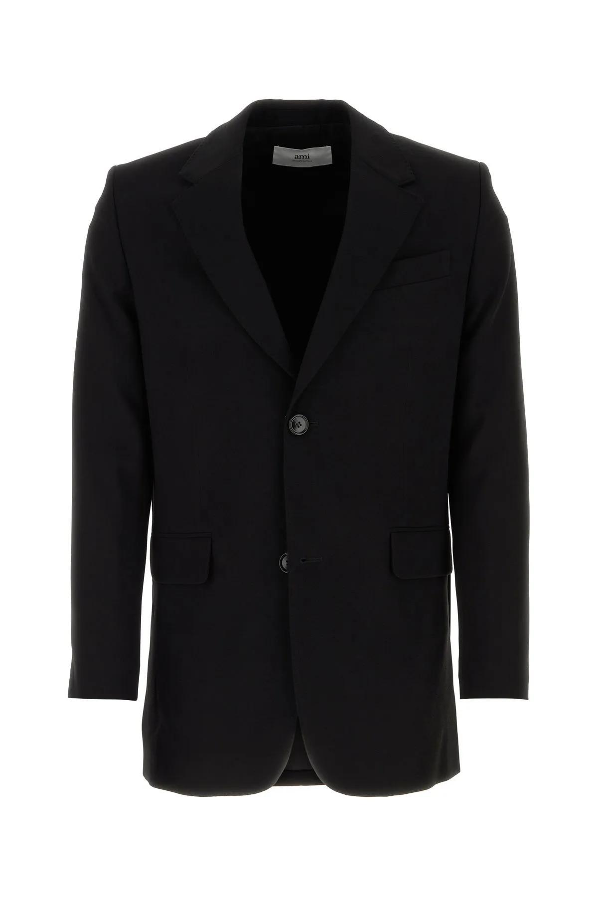 Ami Alexandre Mattiussi Black Wool Blazer