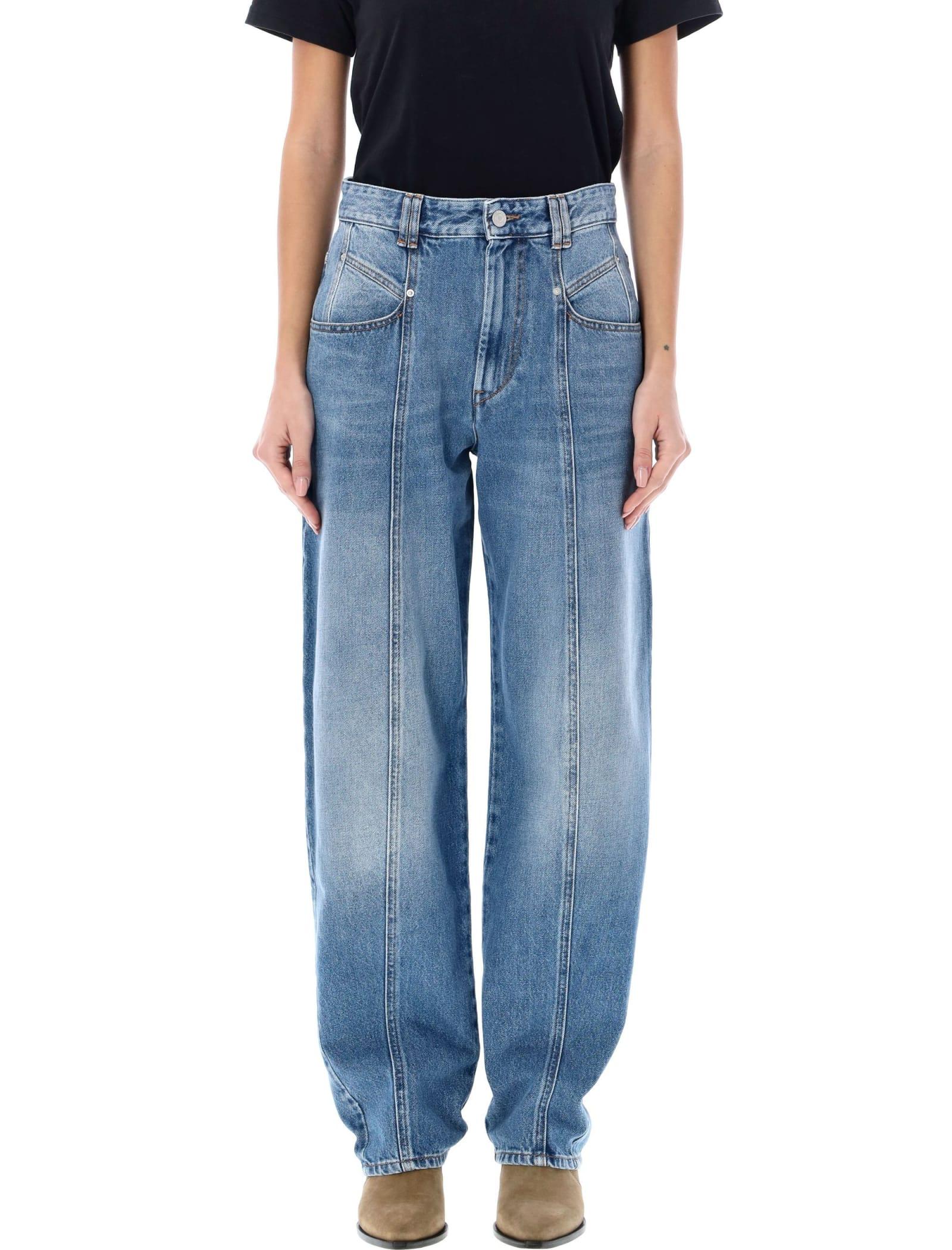 MARANT ETOILE Vetan Denim Trousers