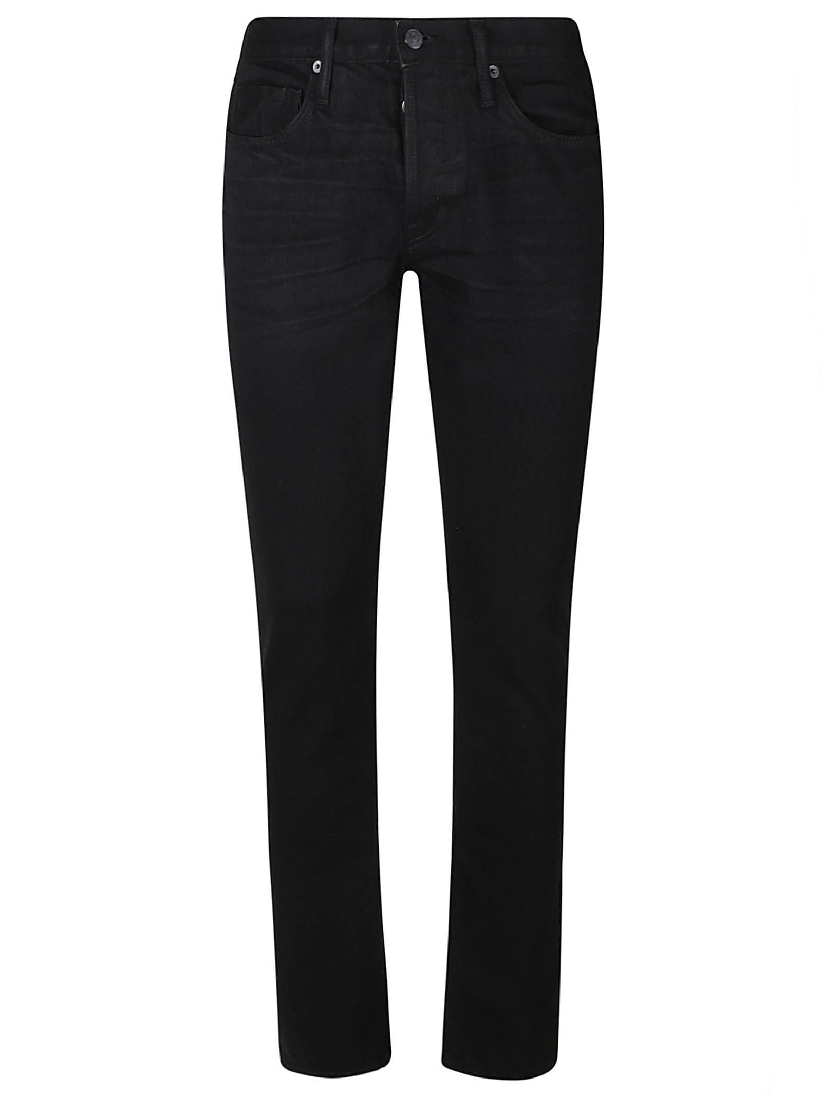 Tom Ford Regular 5 Pockets Plain Jeans