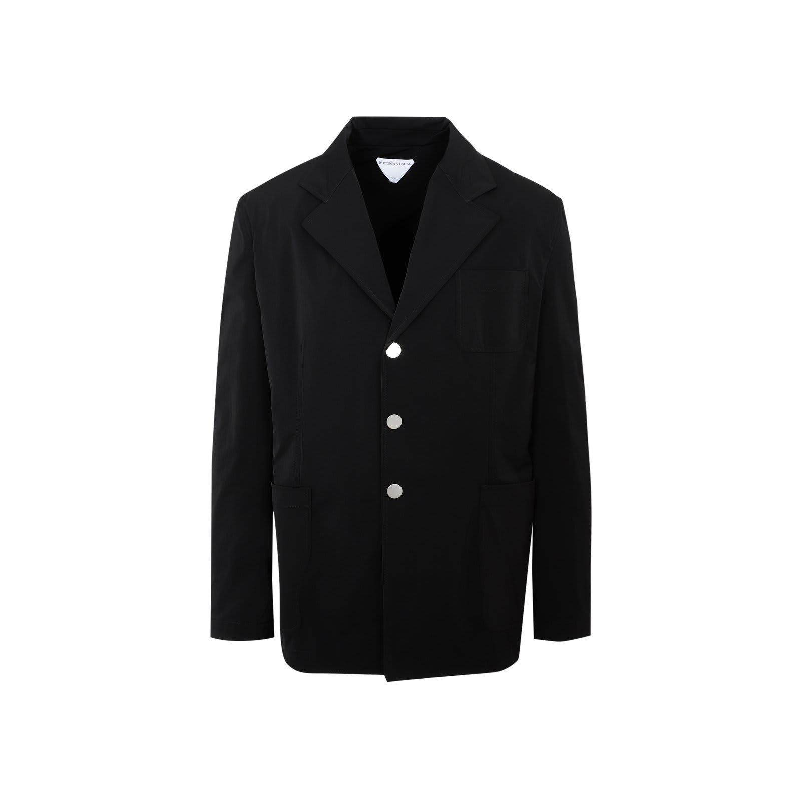Bottega Veneta Men's Singlebreasted Jacket in Black