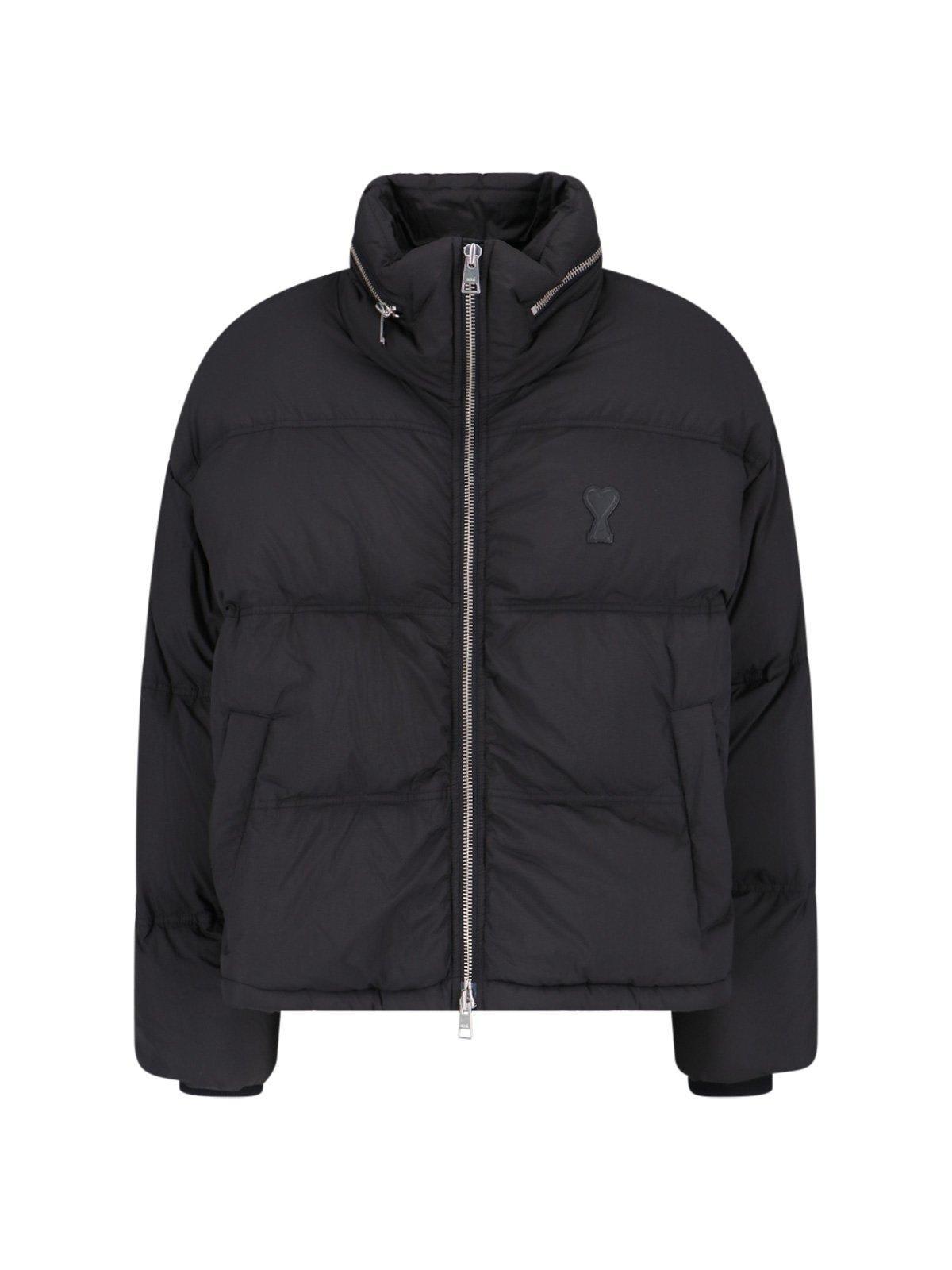Ami Alexandre Mattiussi Paris De Coeur Zipped Down Jacket