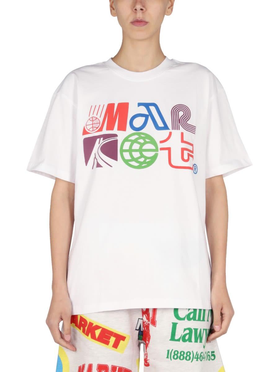 Market Logo Print T-shirt