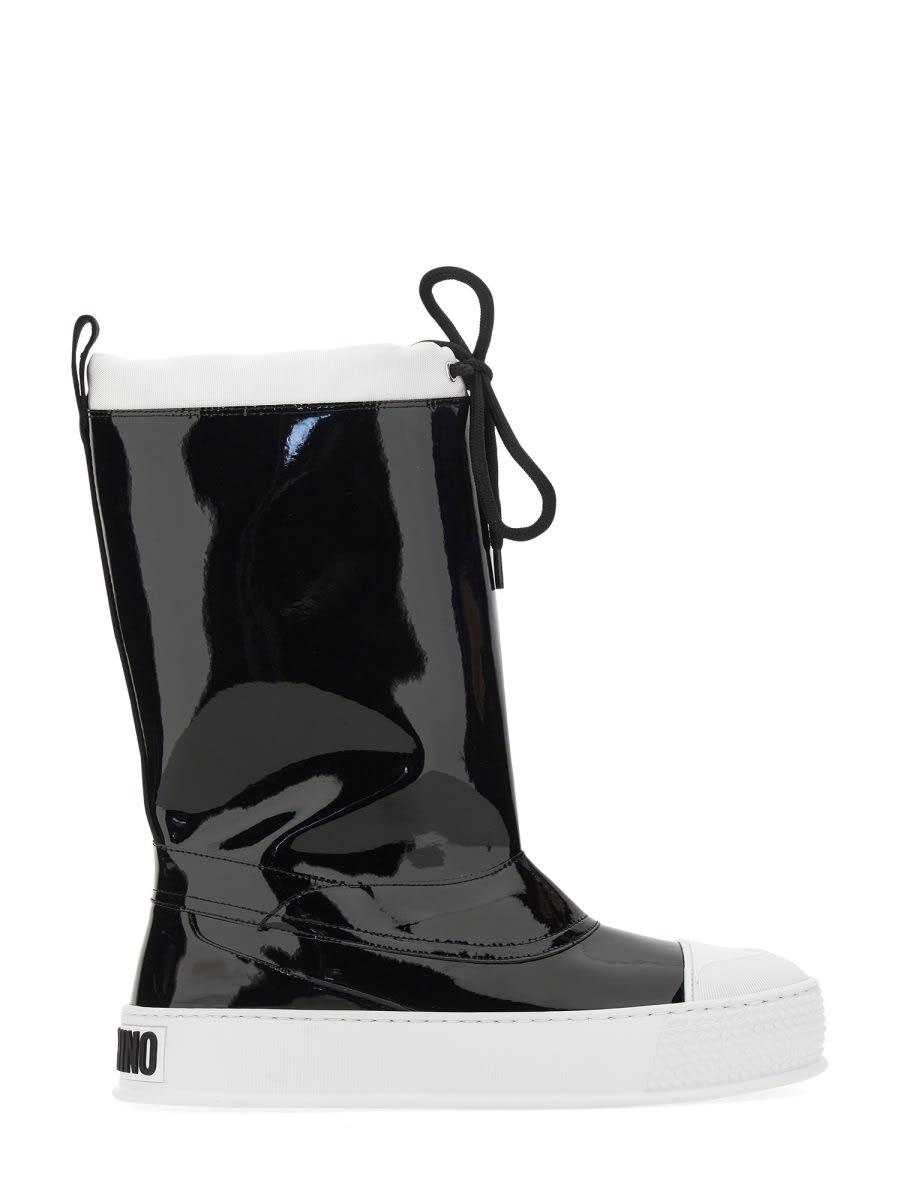 Moschino Boot With Logo