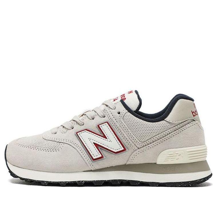 New Balance 574 'Grey Red Outlined'
