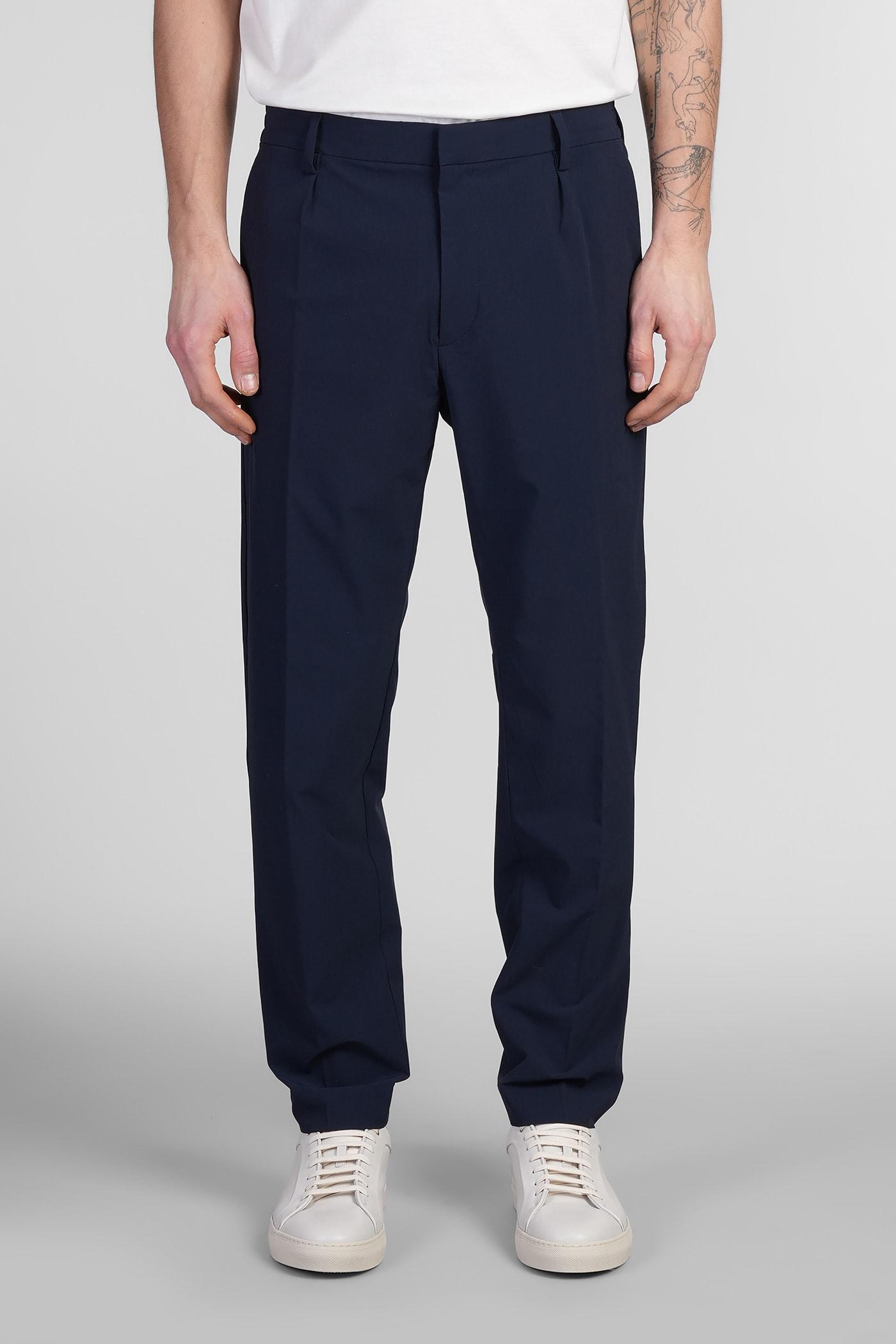 Paul Smith Men's Straight Leg Pants in Blue