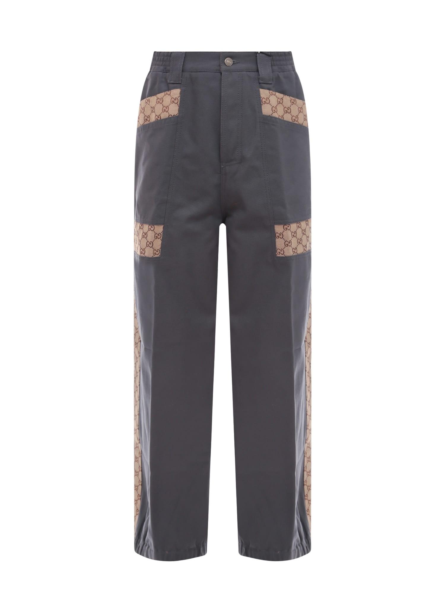 Gucci Cotton Gg Cargo Pants