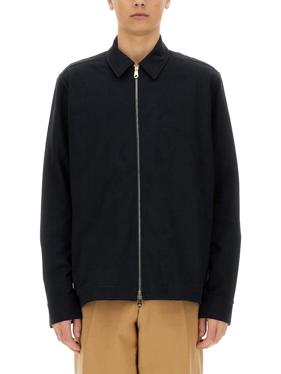 Paul Smith Men's Shirt Jacket in Blue