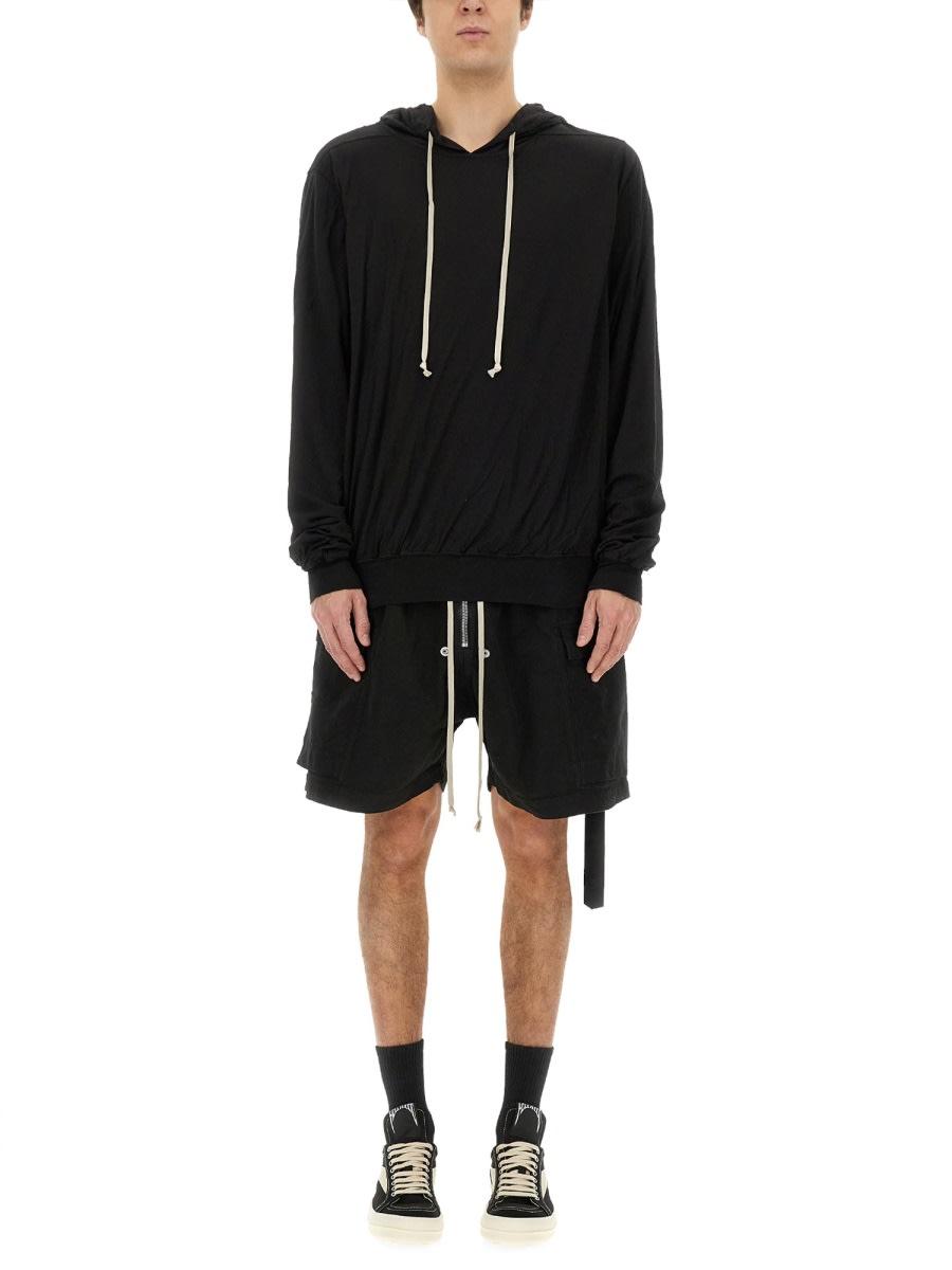 DRKSHDW Men's Cotton Hoodie in Black