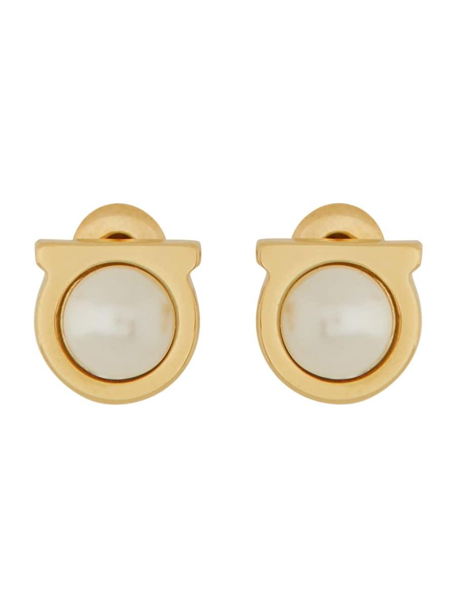 Ferragamo Orecchini Gancini Perla