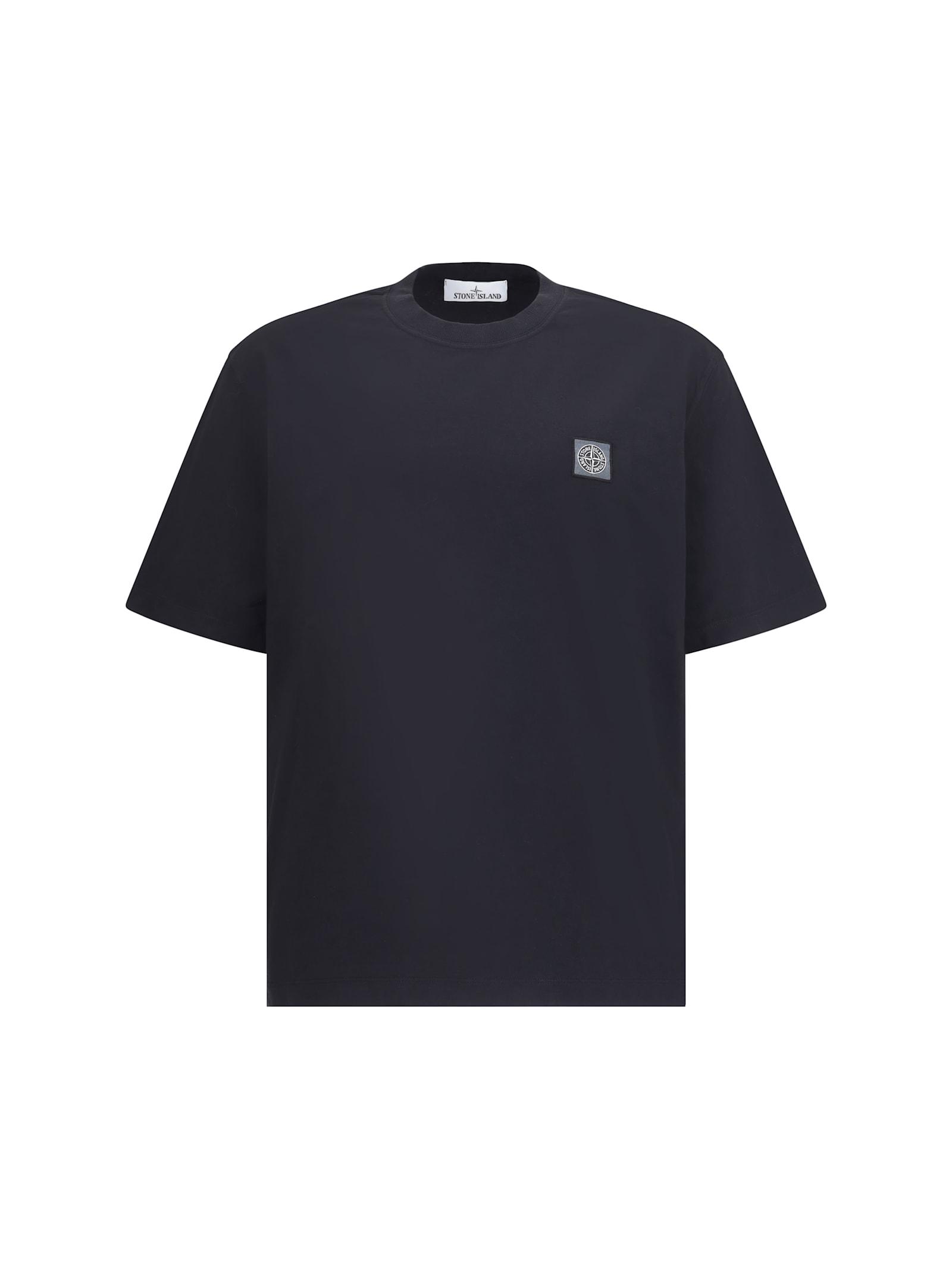 Stone Island T-shirt With Logo Patch
