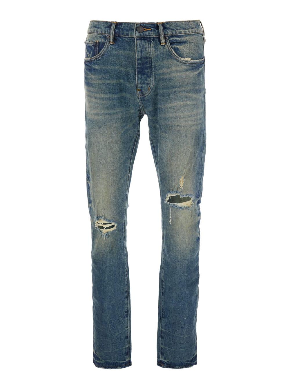 PURPLE BRAND Skinny Jeans in Dark Indigo